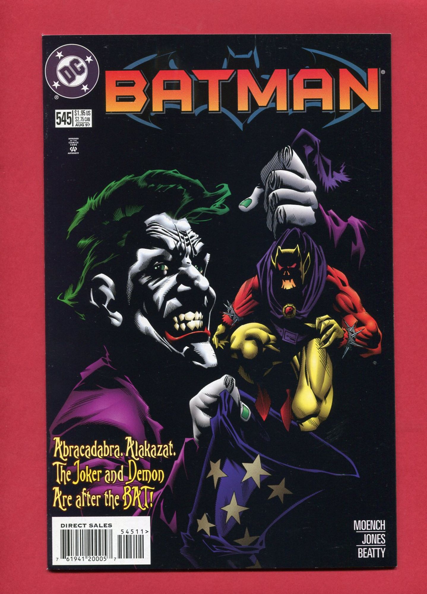 Batman #545, Aug 1997, 9.4 NM