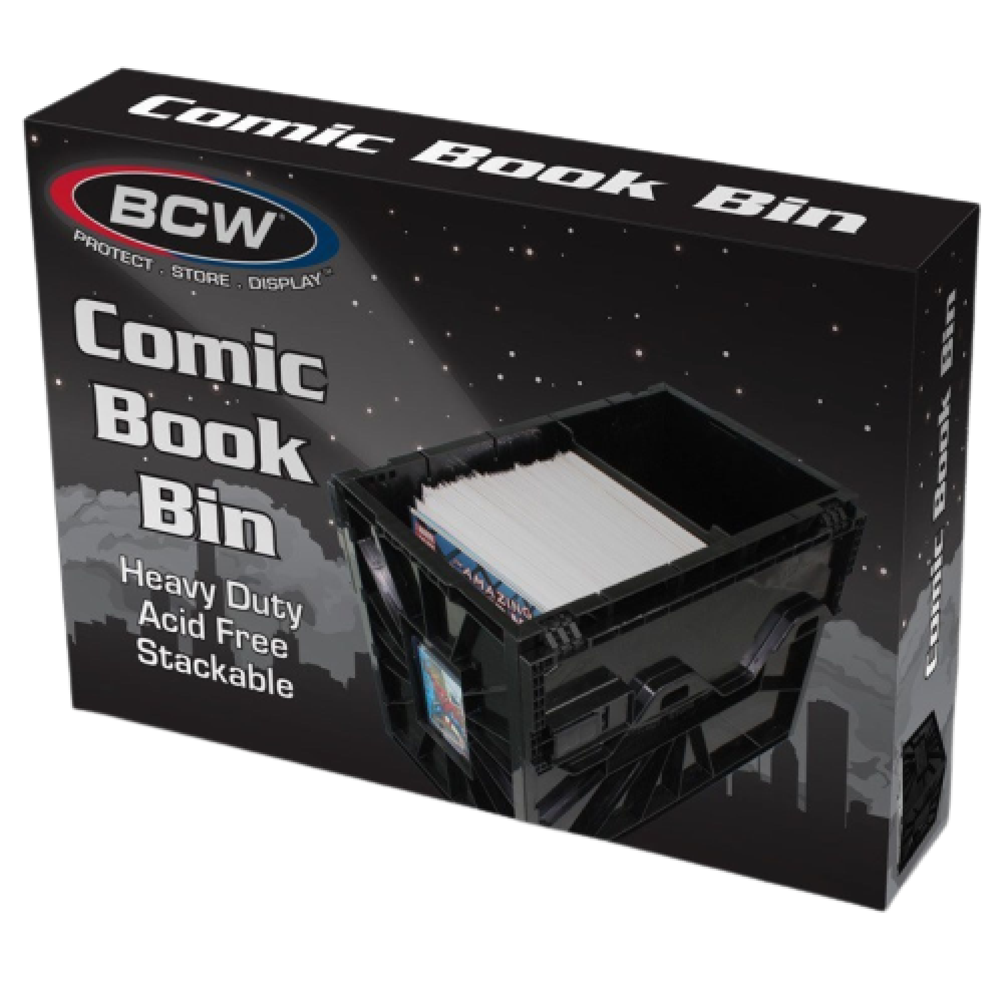 BCW Comic Book Bin Short, Heavy Duty Plastic