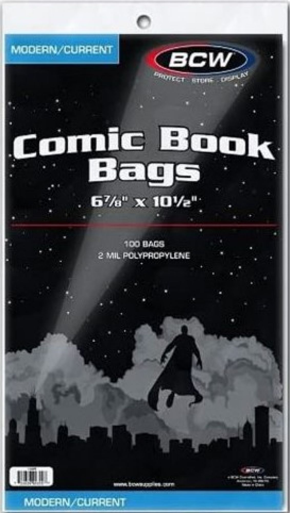 BCW Modern / Current Comic Bags (Pack-100)