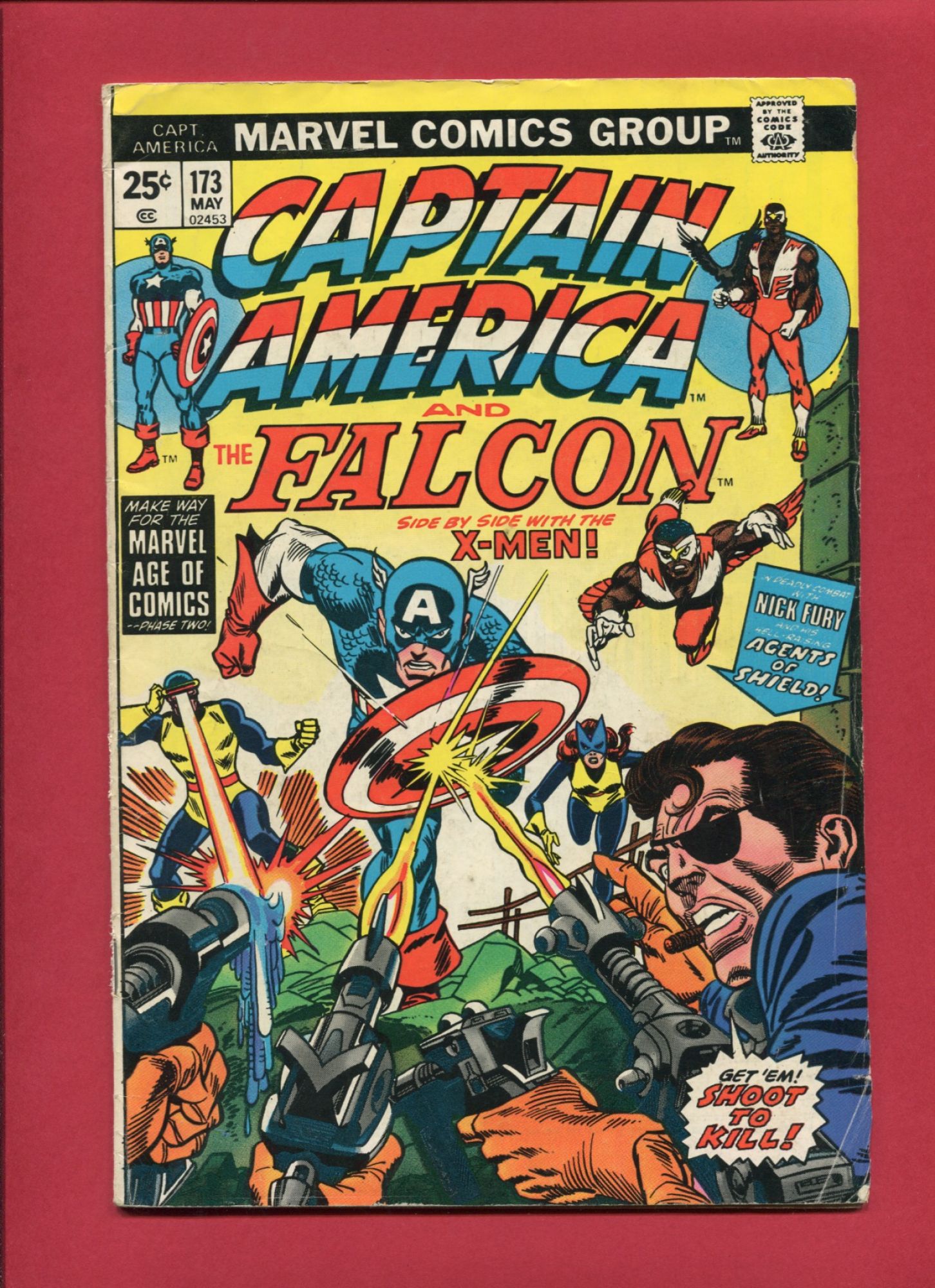 Captain America #173, May 1974, 4.5 VG+