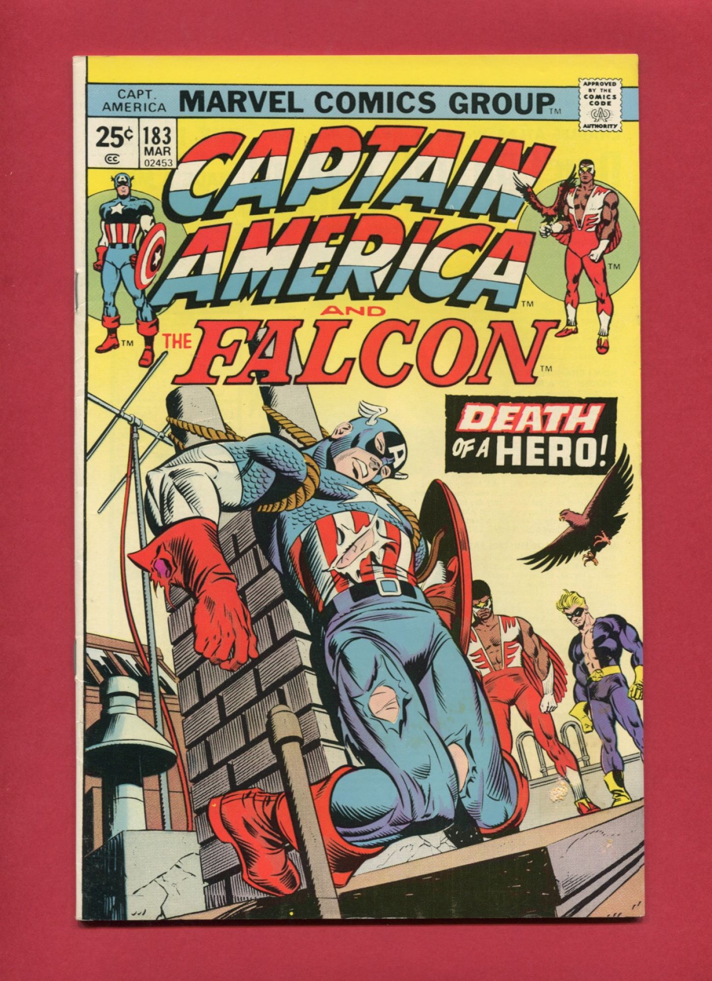 Captain America #183, Mar 1975, 8.0 VF