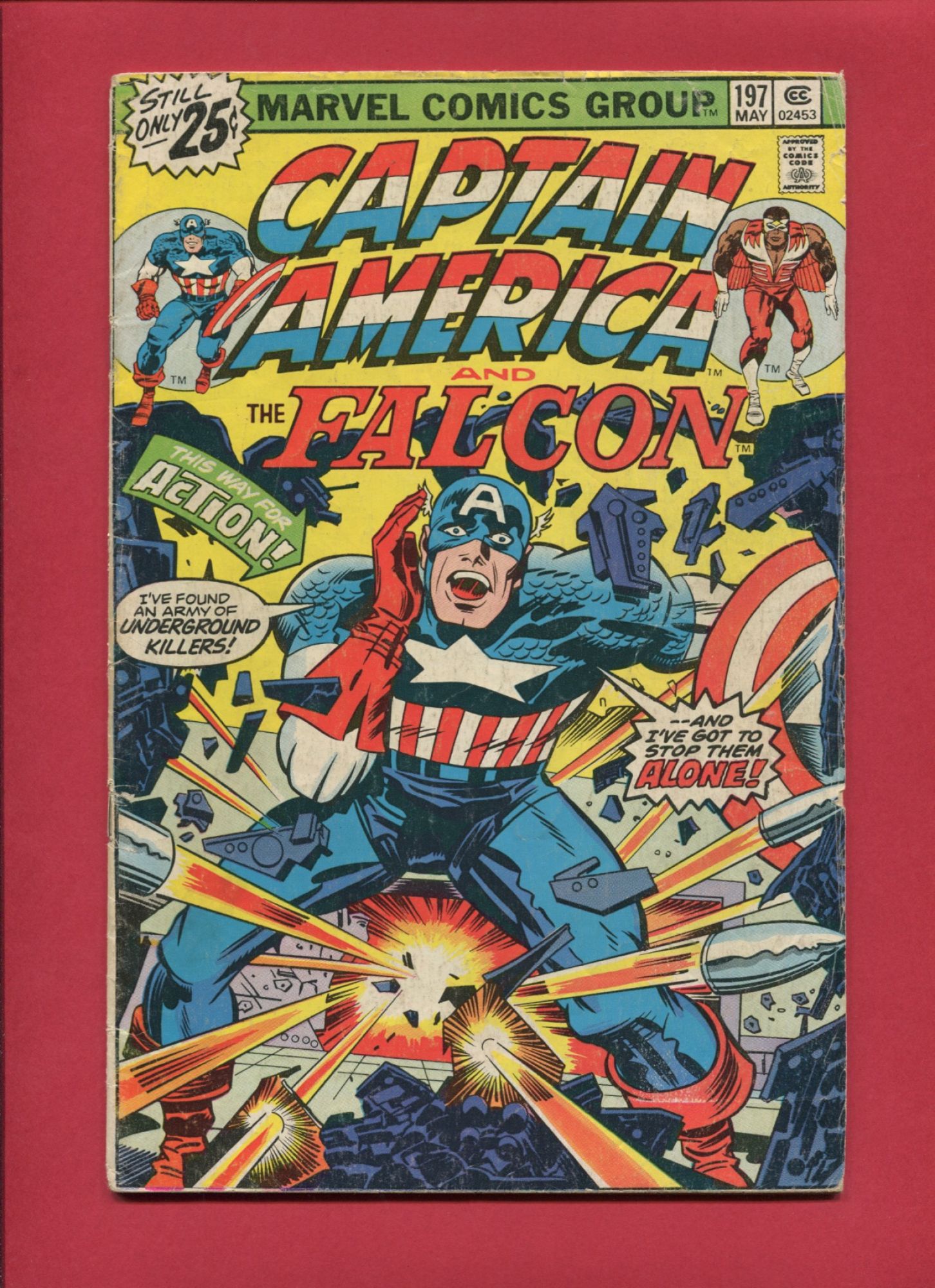 Captain America #197, May 1976, 4.5 VG+