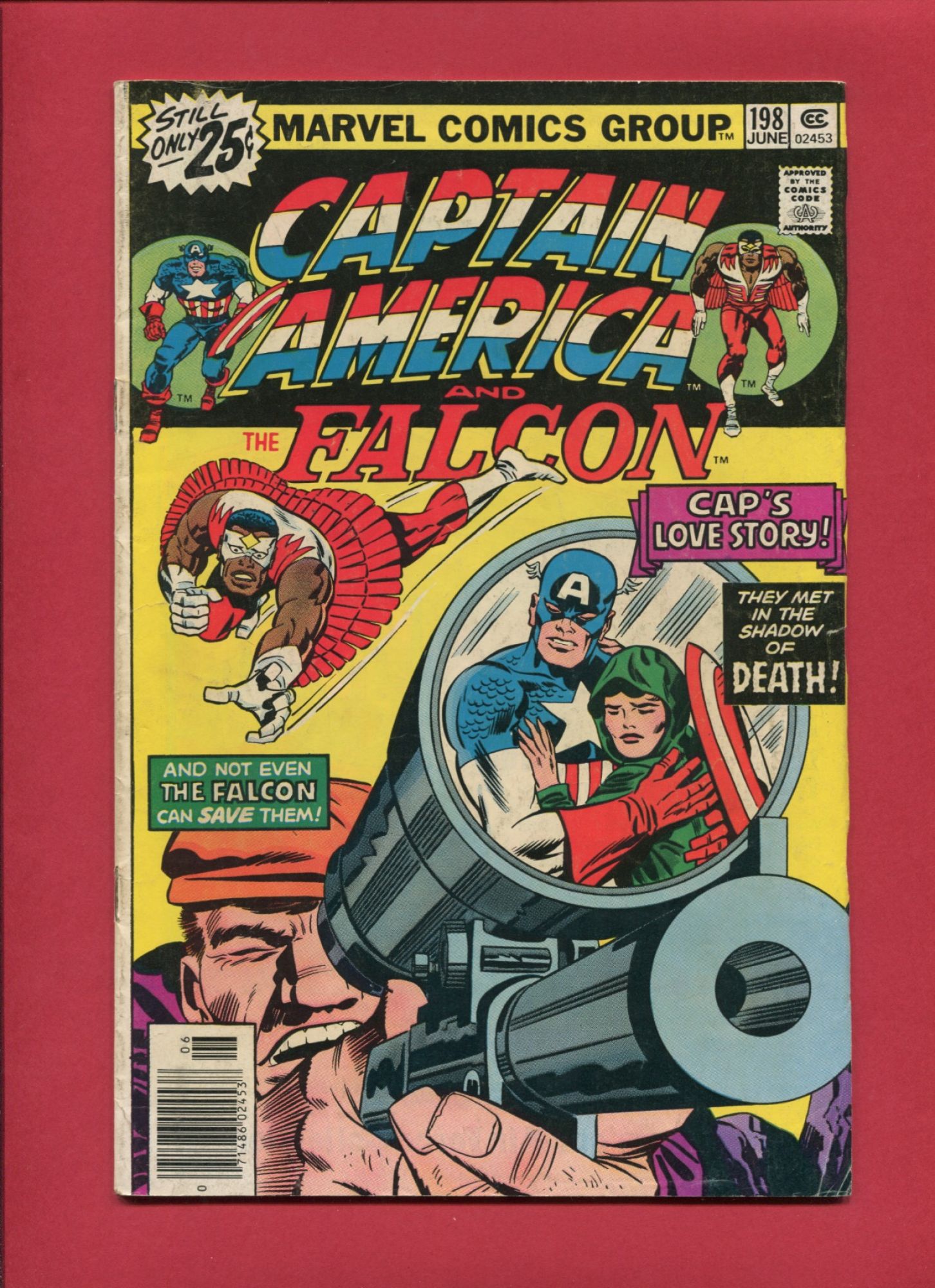 Captain America #198, Jun 1976, 6.0 FN