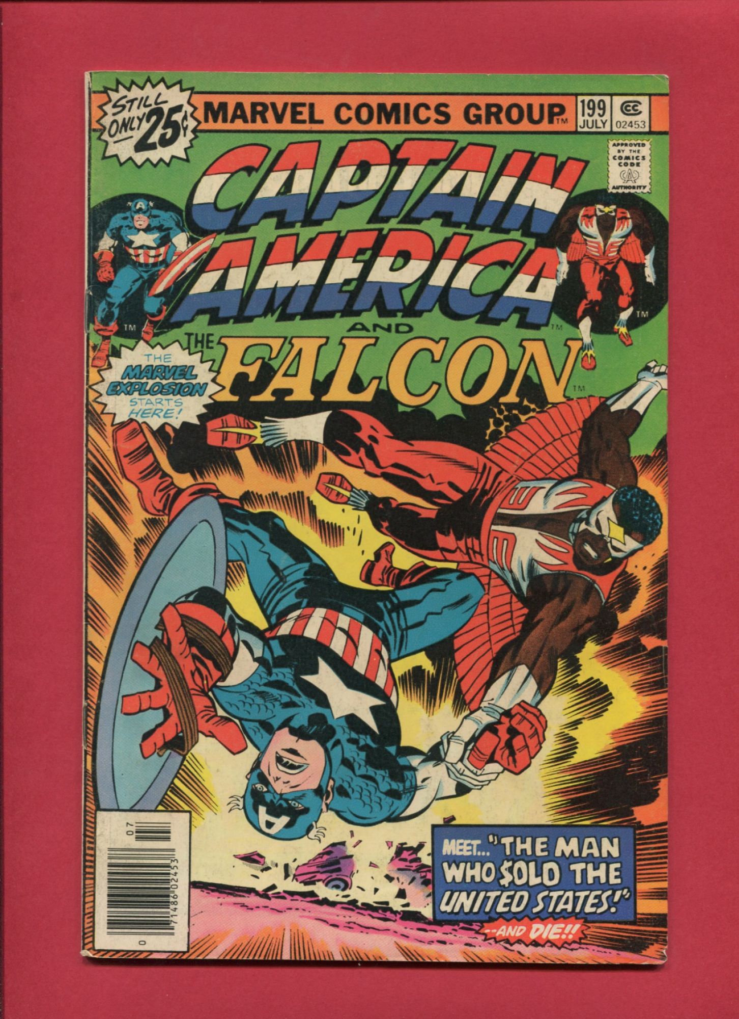 Captain America #199, Jul 1976, 6.0 FN