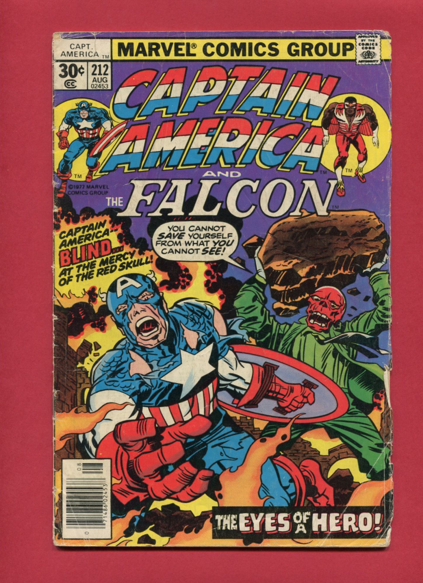 Captain America #212, Aug 1977, 3.0 GD/VG