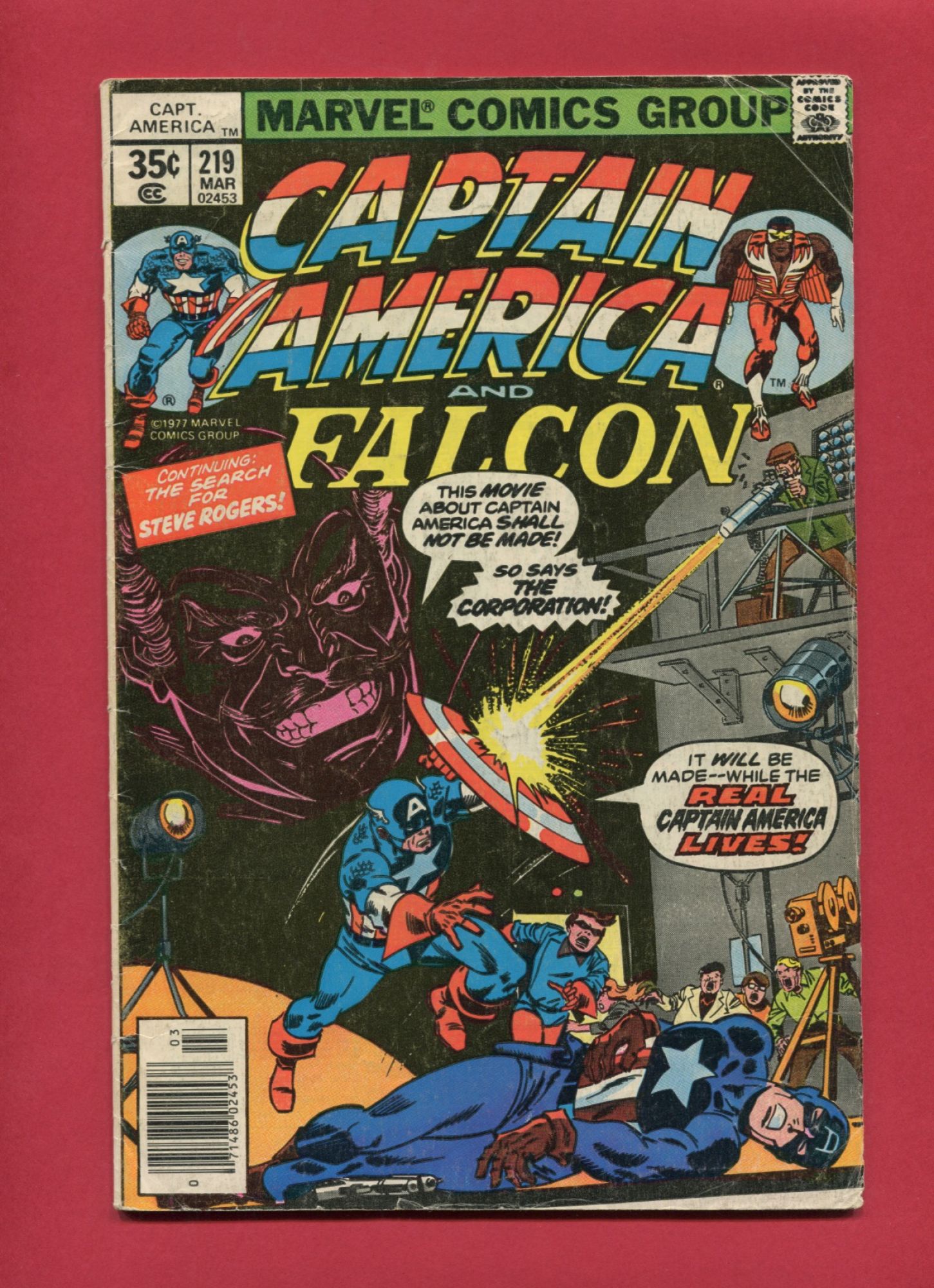 Captain America #219, Mar 1978, 4.5 VG+