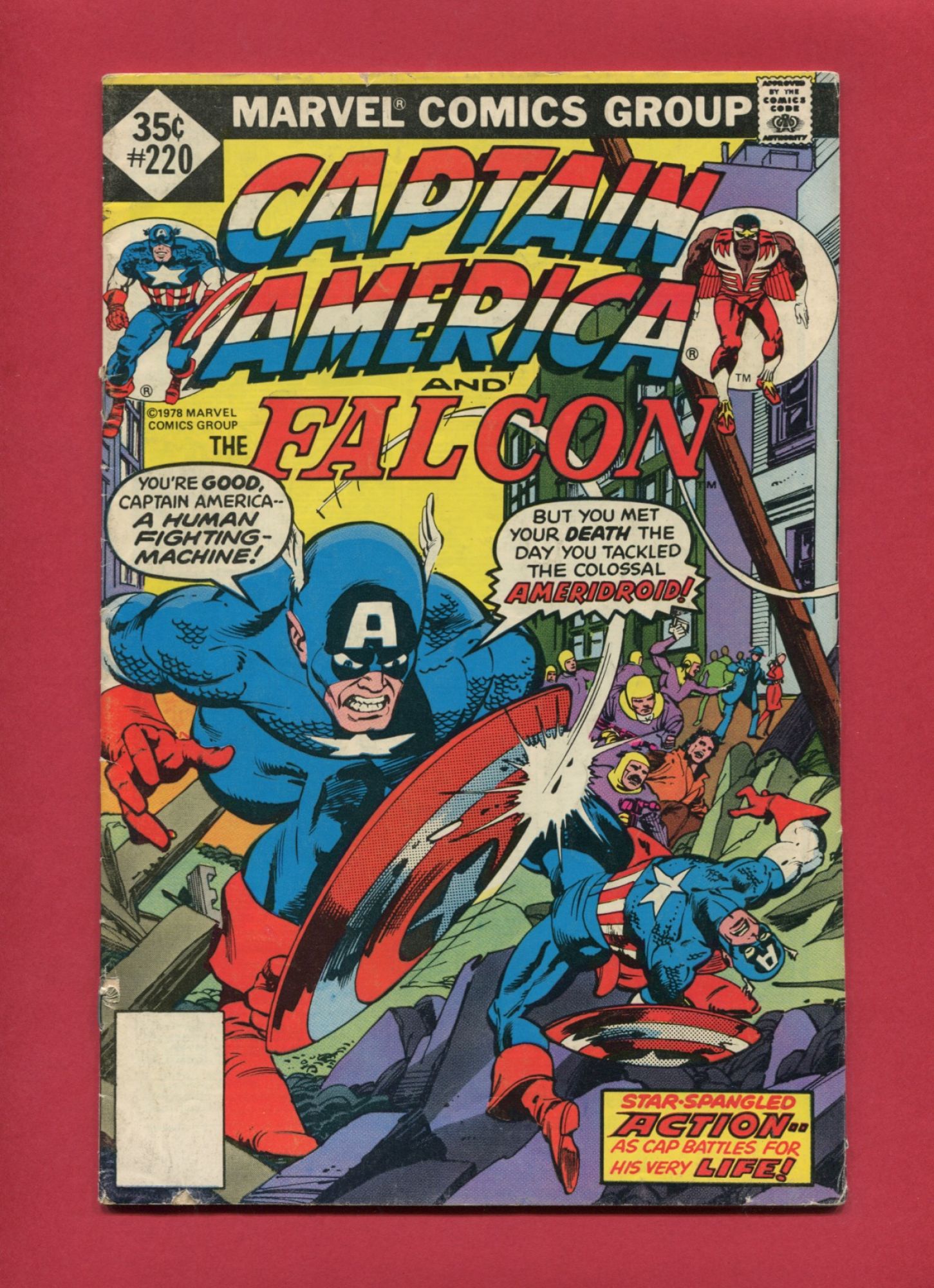 Captain America #220, Apr 1978, 4.5 VG+