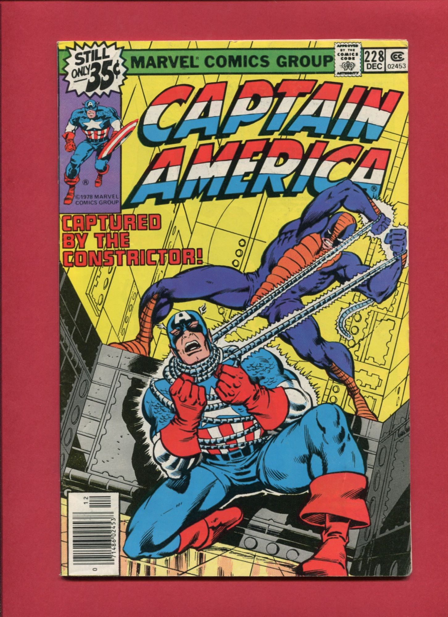 Captain America #228, Dec 1978, 7.5 FN-