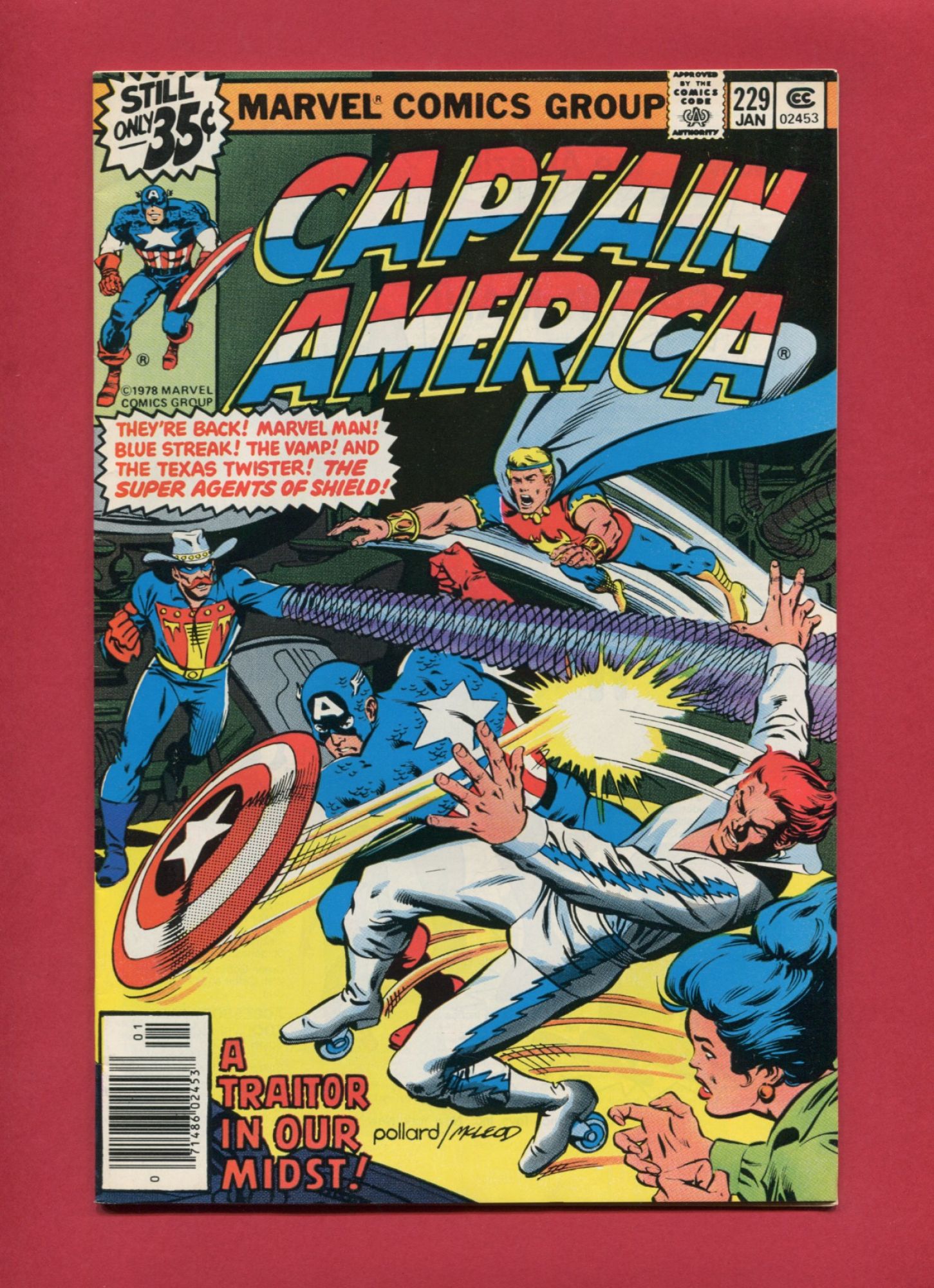 Captain America #229, Jan 1979, 8.5 VF+