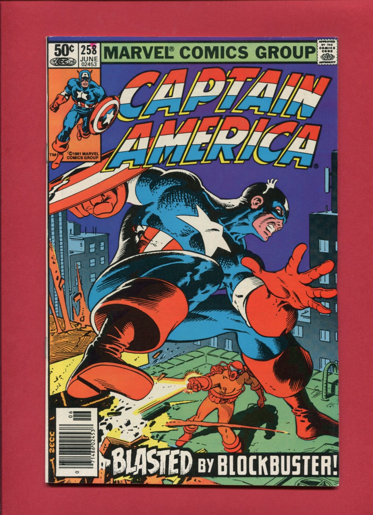 Captain America #258, Jun 1981, 8.0 VF