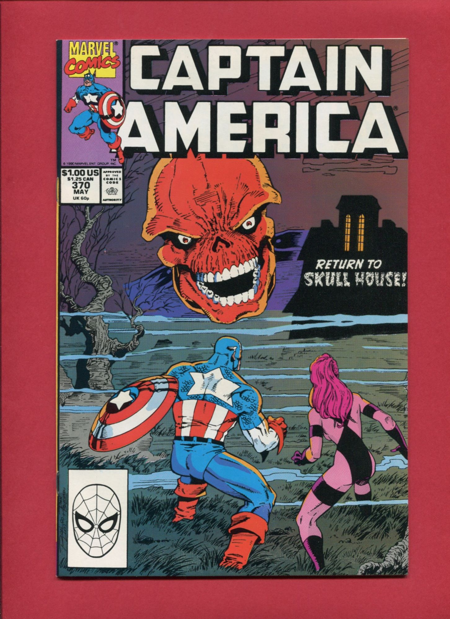 Captain America #370, May 1990, 9.2 NM-