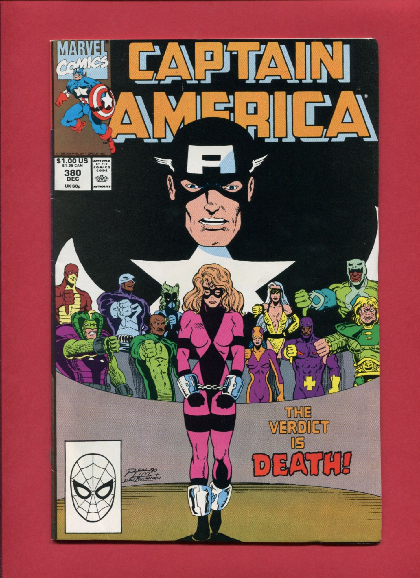 Captain America #380, Dec 1990, 3.0 GD/VG