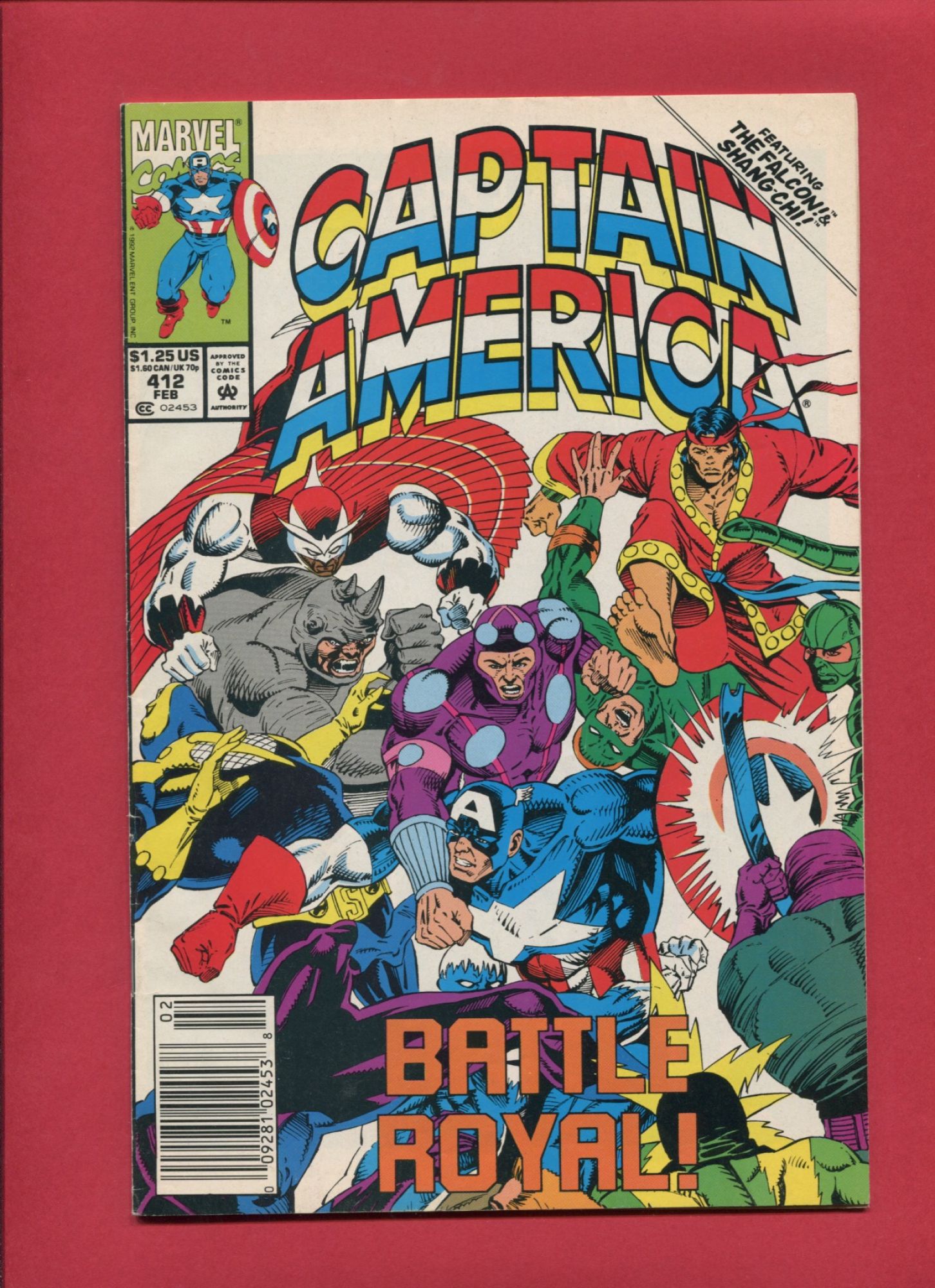 Captain America #412, Feb 1993, 6.5 FN+
