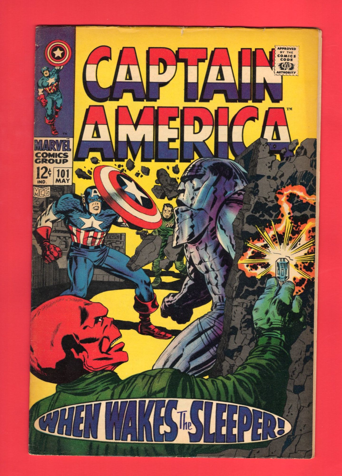 Captain America #101, May 1968, 5.5 FN-