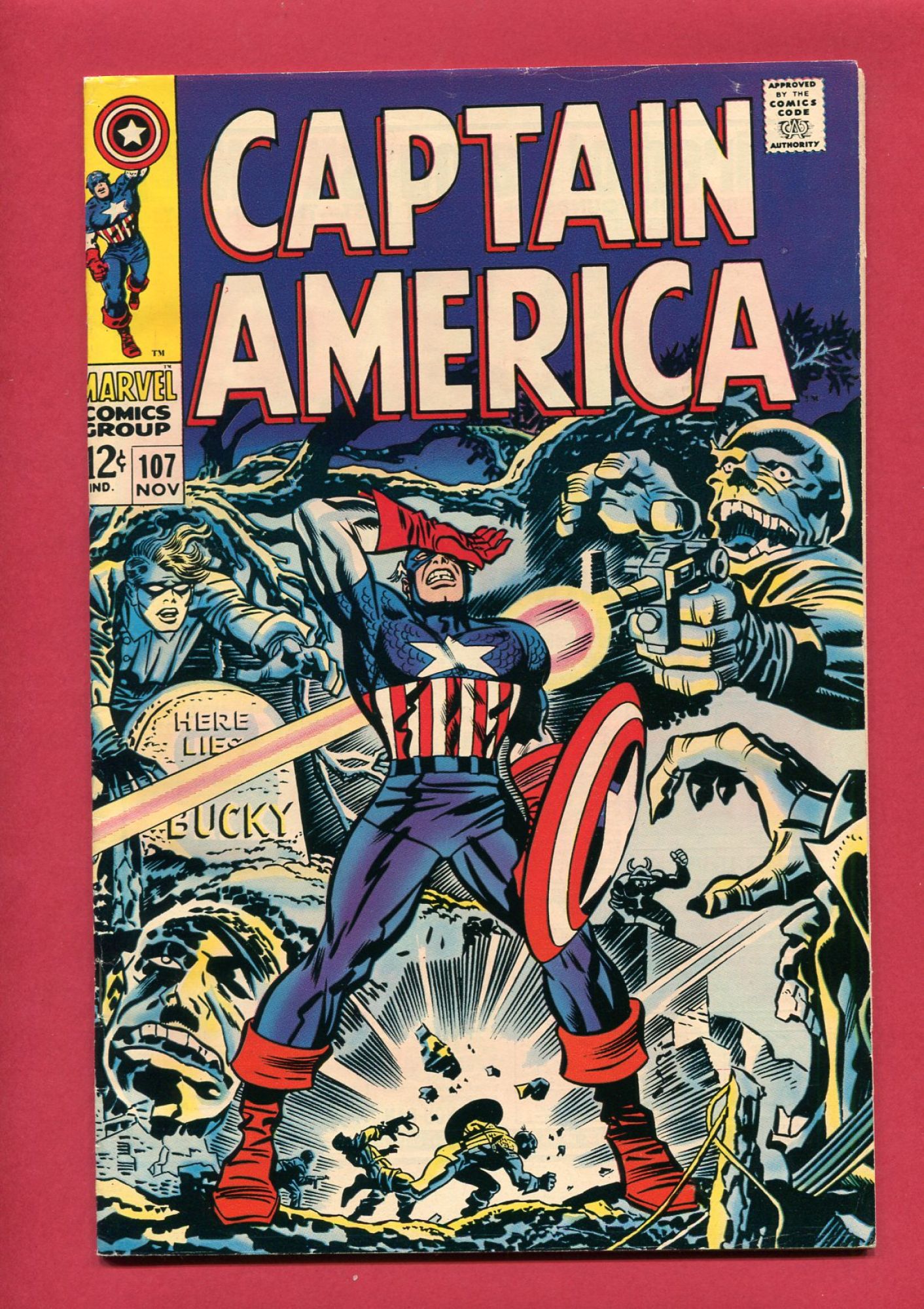 Captain America #107, Nov 1968, 6.5 FN+