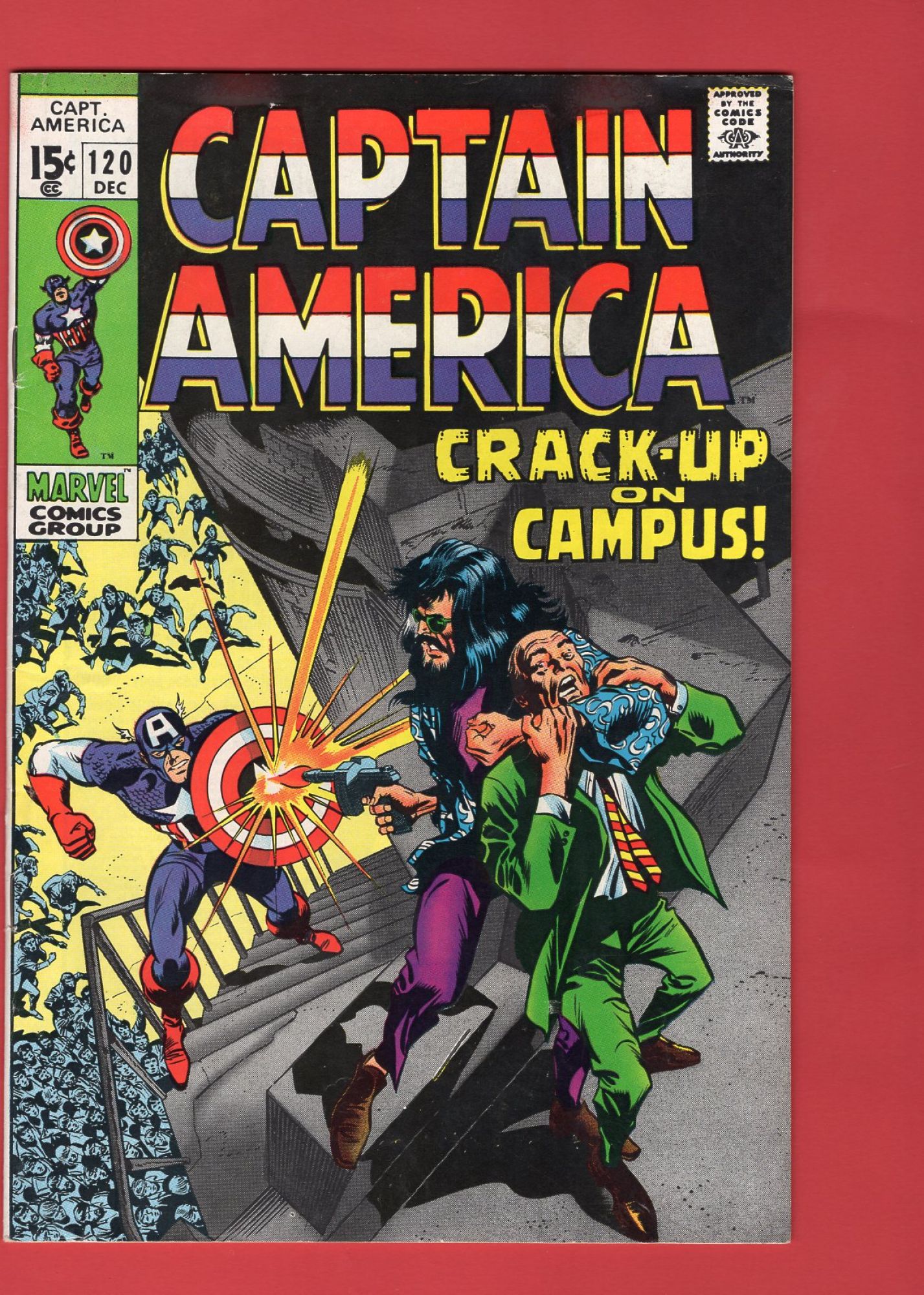 Captain America #120, Dec 1969, 7.0 FN/VF