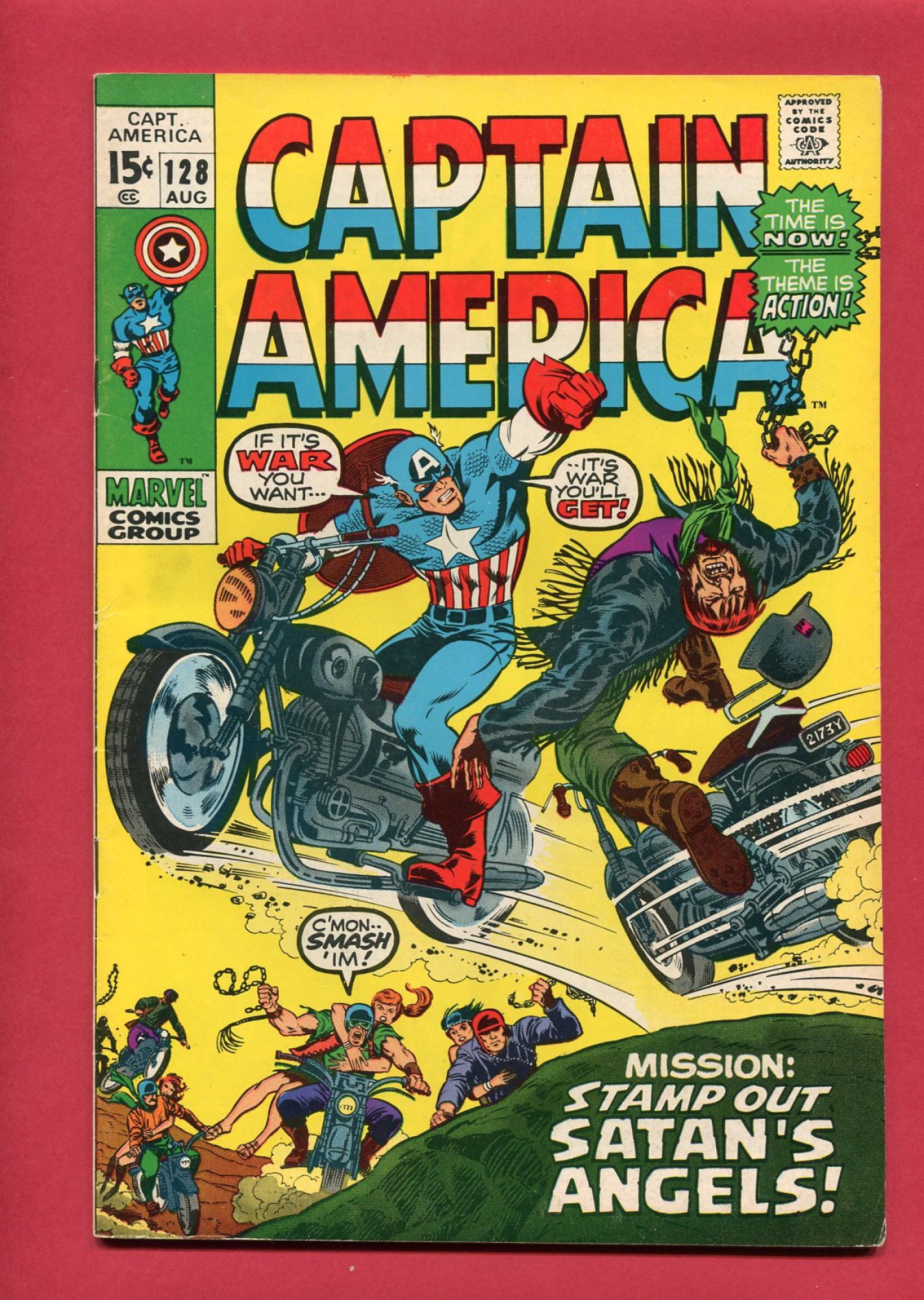 Captain America #128, Aug 1970, 6.0 FN