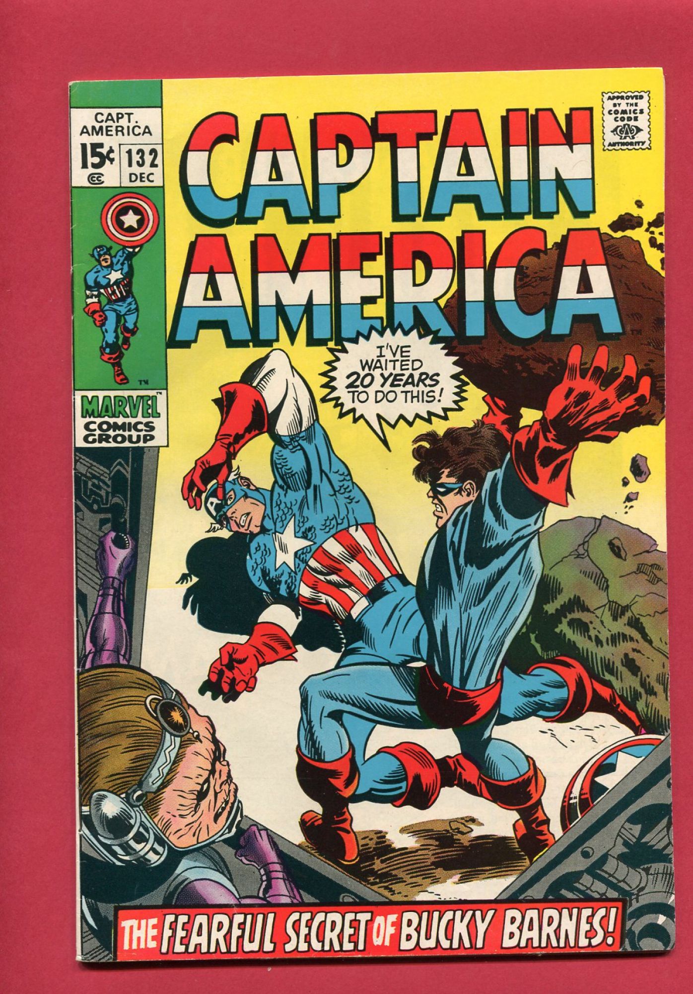 Captain America #132, Dec 1970, 8.0 VF