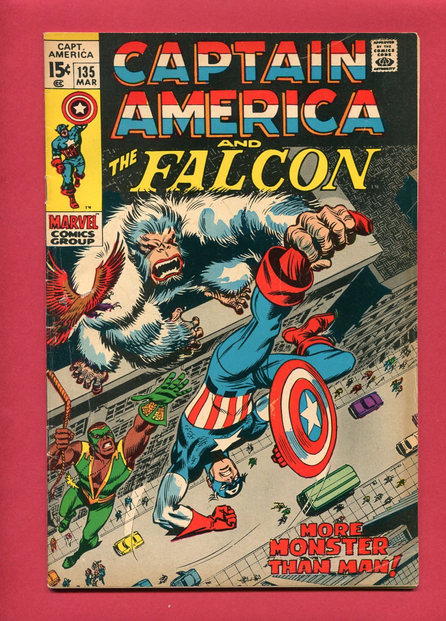 Captain America #135, Mar 1971, 5.5 FN-