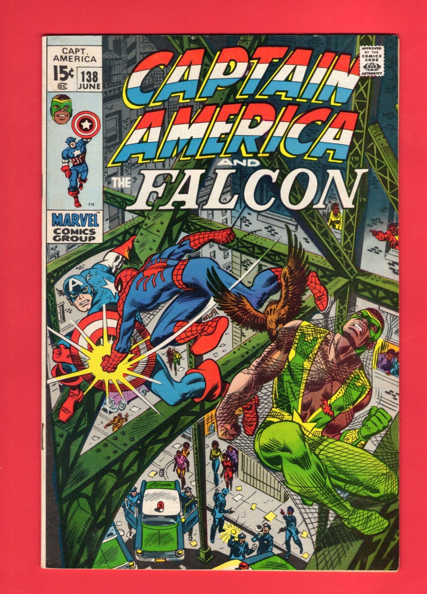 Captain America #138, Jun 1971, 7.5 VF-