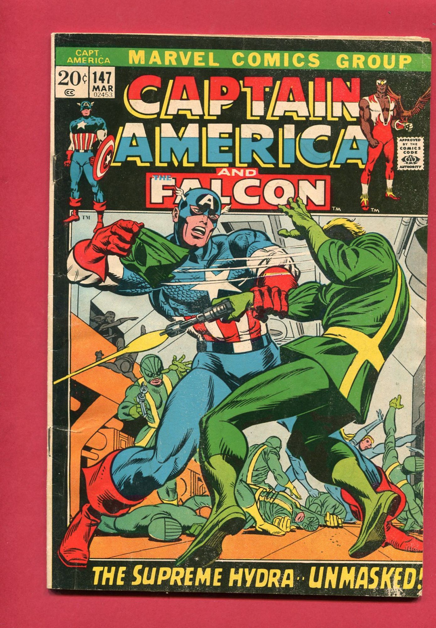 Captain America #147, Mar 1972, 4.0 VG