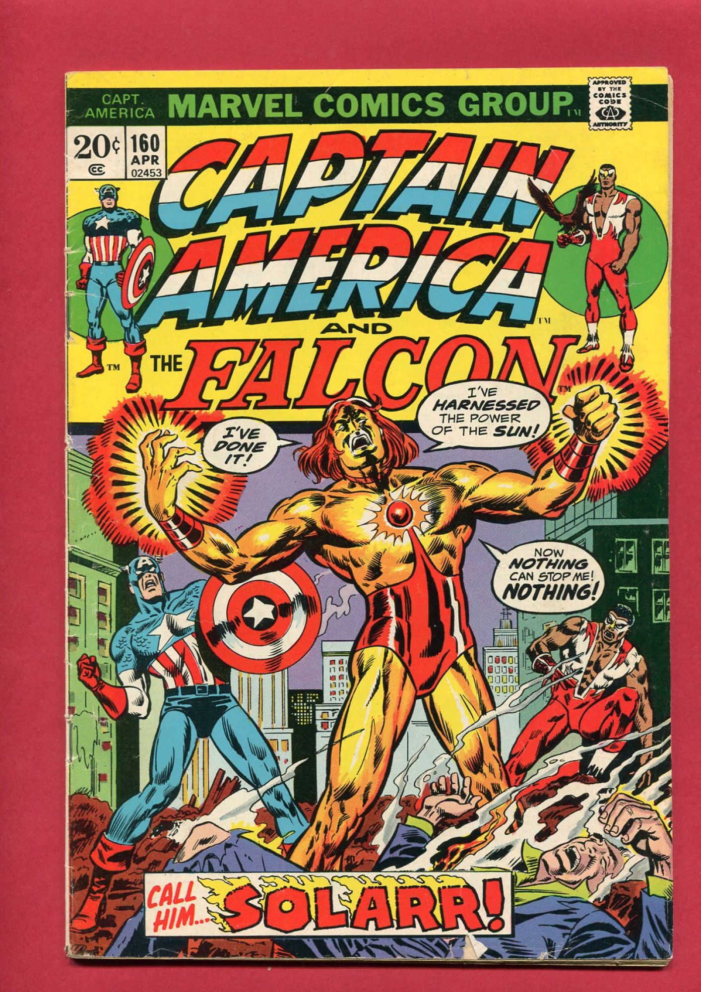 Captain America #160, Apr 1973, 4.0 VG