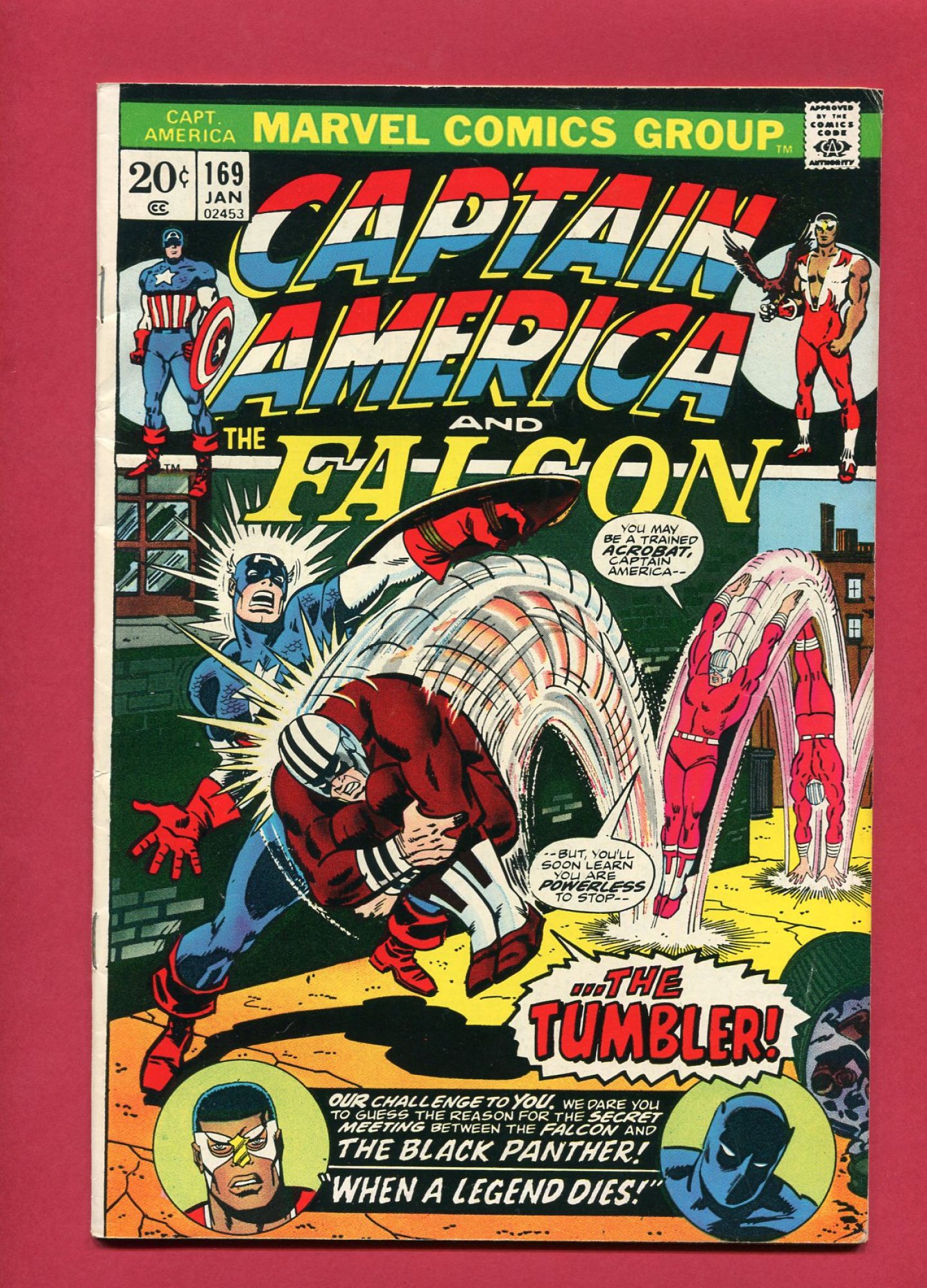 Captain America #169, Jan 1974, 7.0 FN/VF