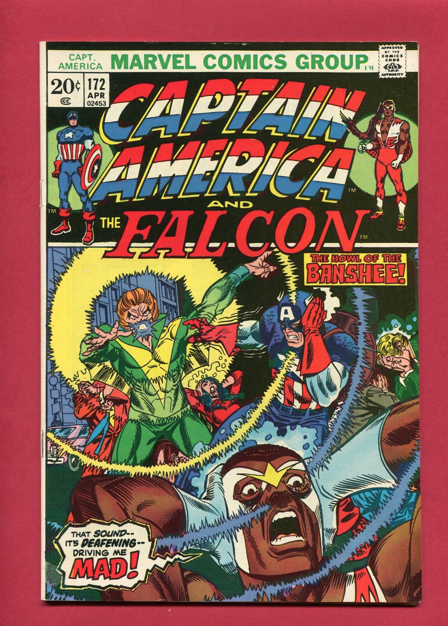Captain America #172, Apr 1974, 4.5 VG+