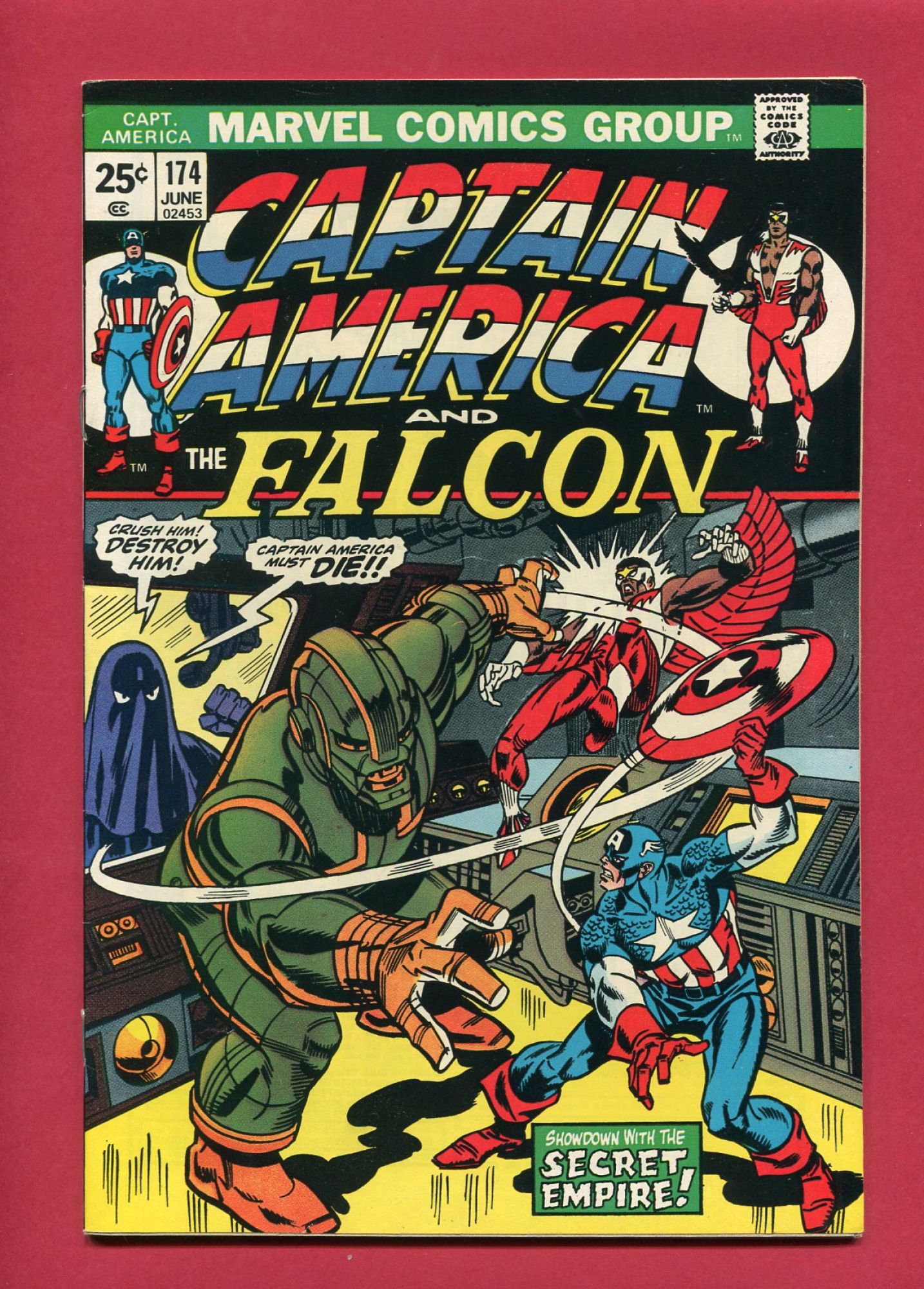 Captain America #174, Jun 1974, 8.5 VF+