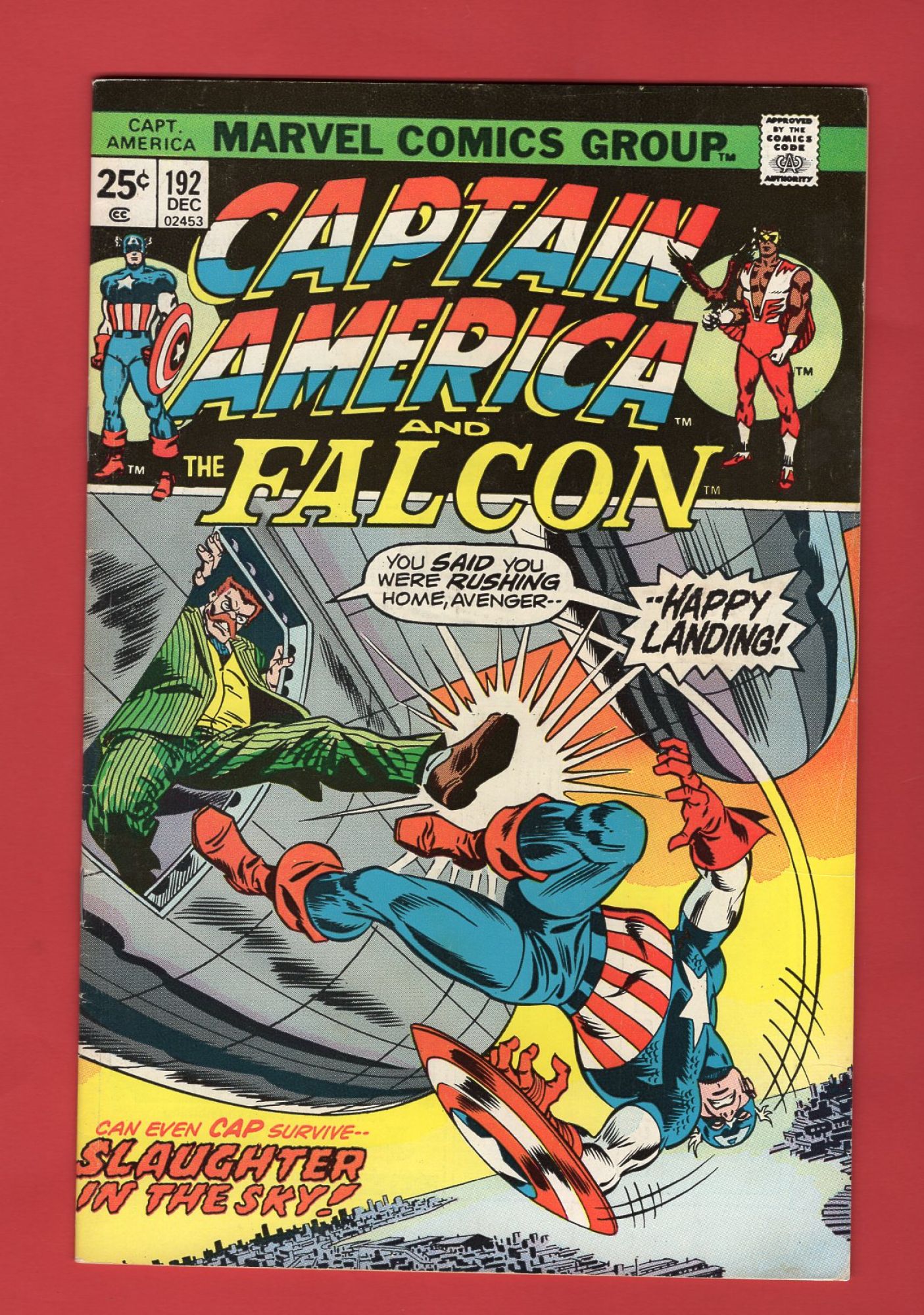 Captain America #192, Dec 1975, 6.5 FN+