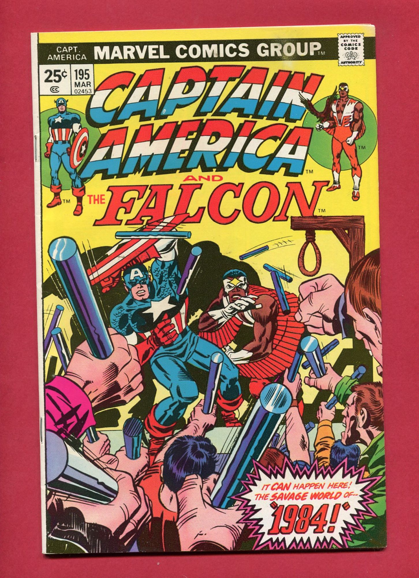 Captain America #195, Mar 1976, 8.5 VF+