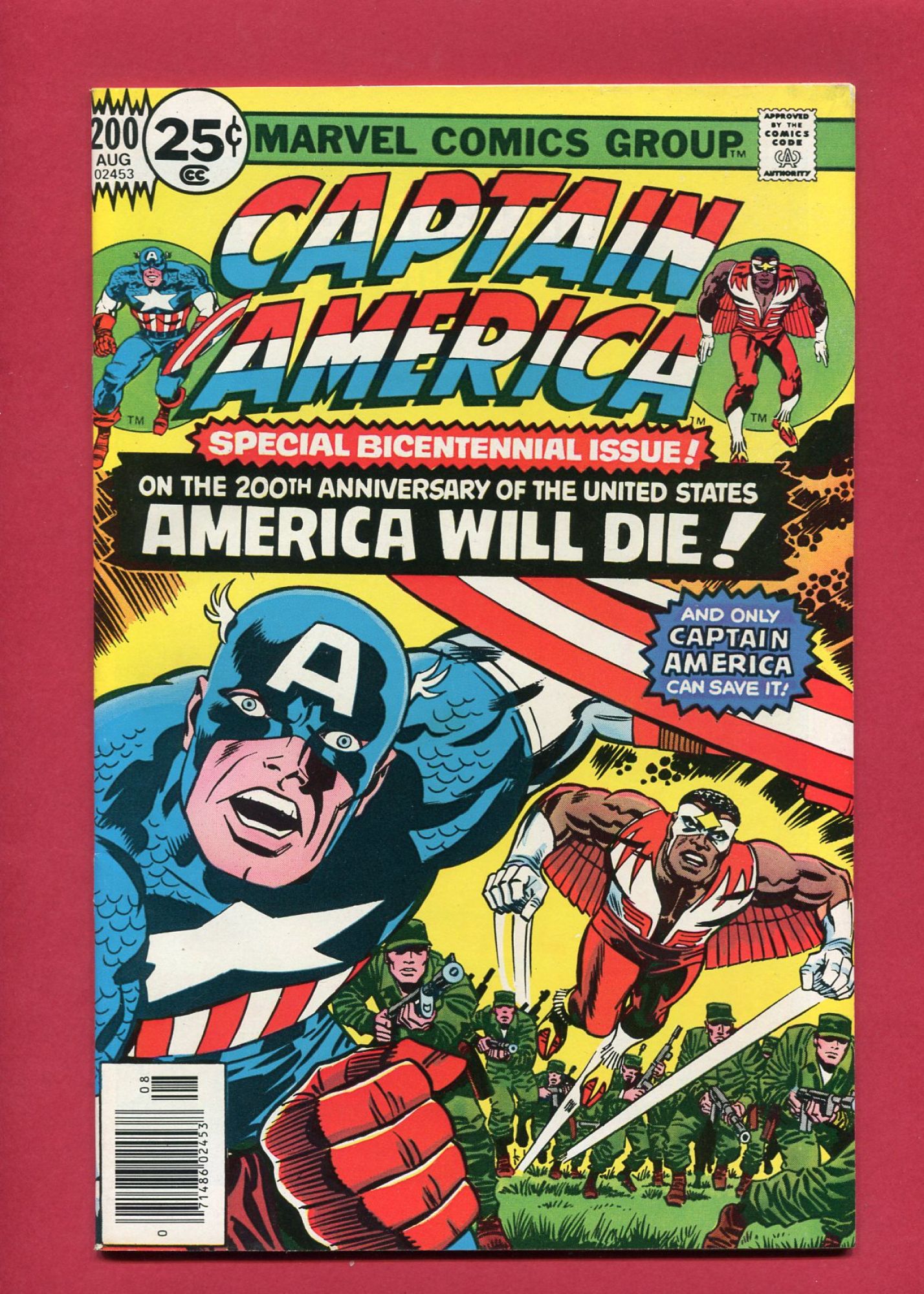 Captain America #200, Aug 1976, 8.0 VF