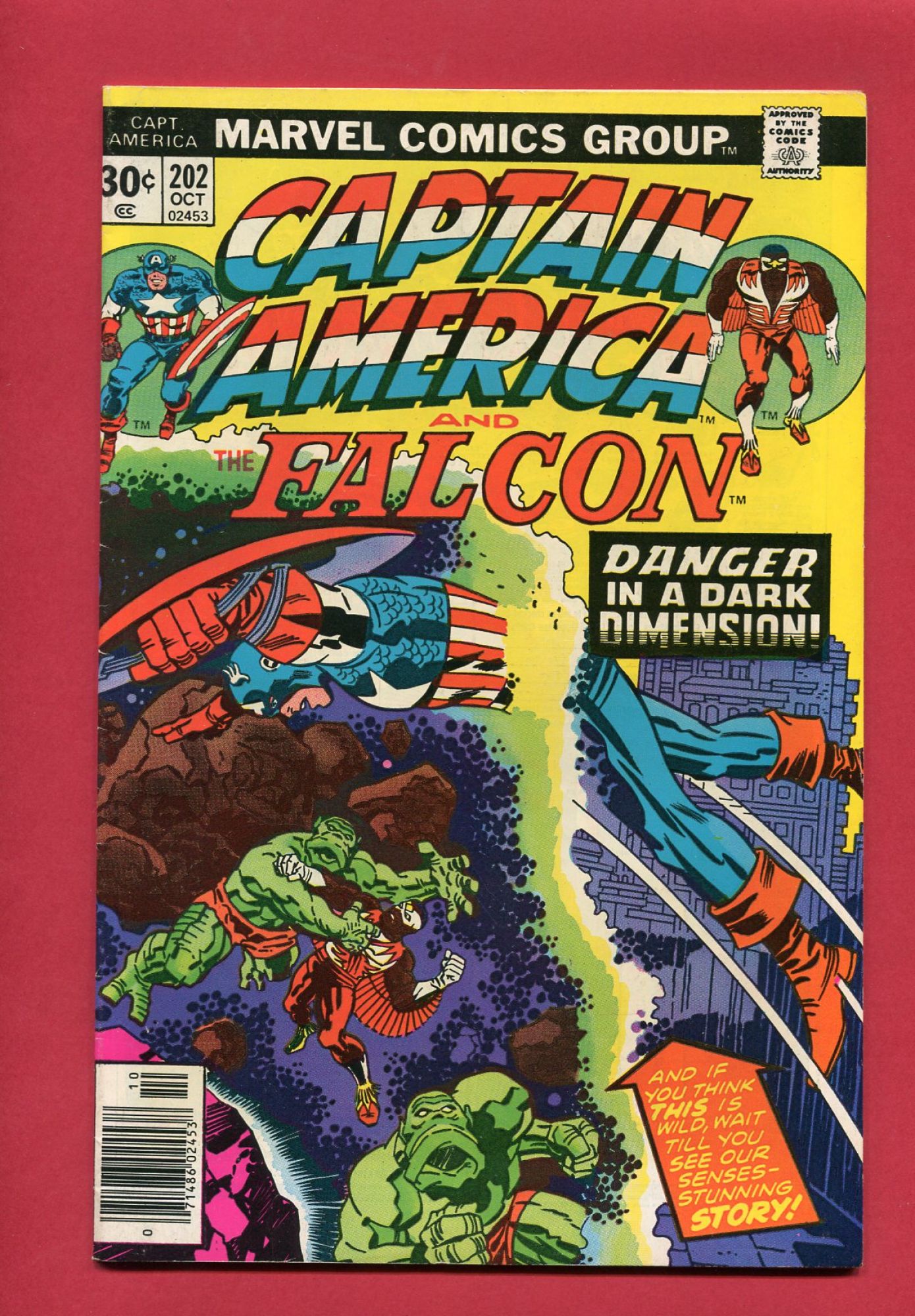 Captain America #202, Oct 1976, 6.0 FN