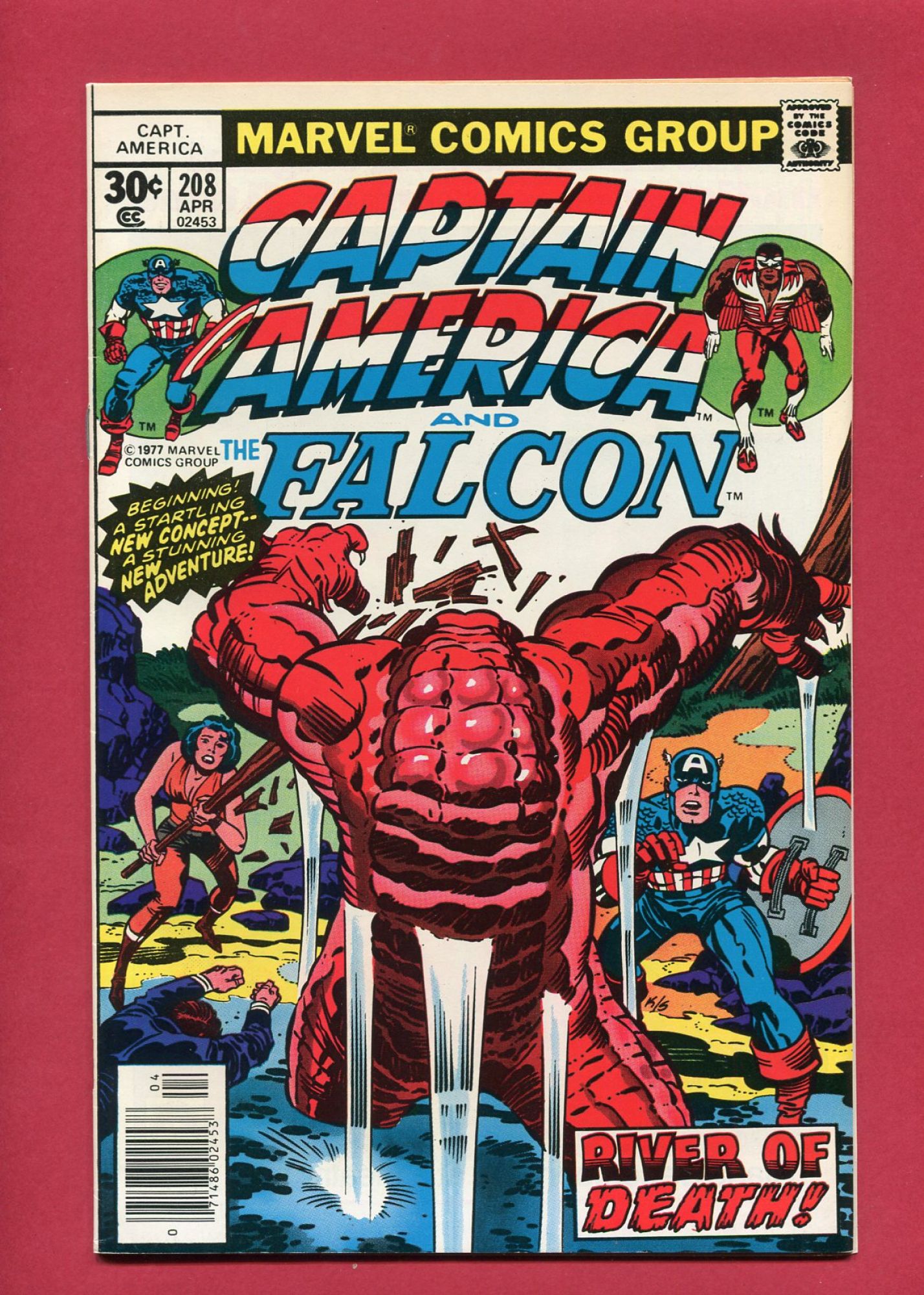 Captain America #208, Apr 1977, 9.2 NM-