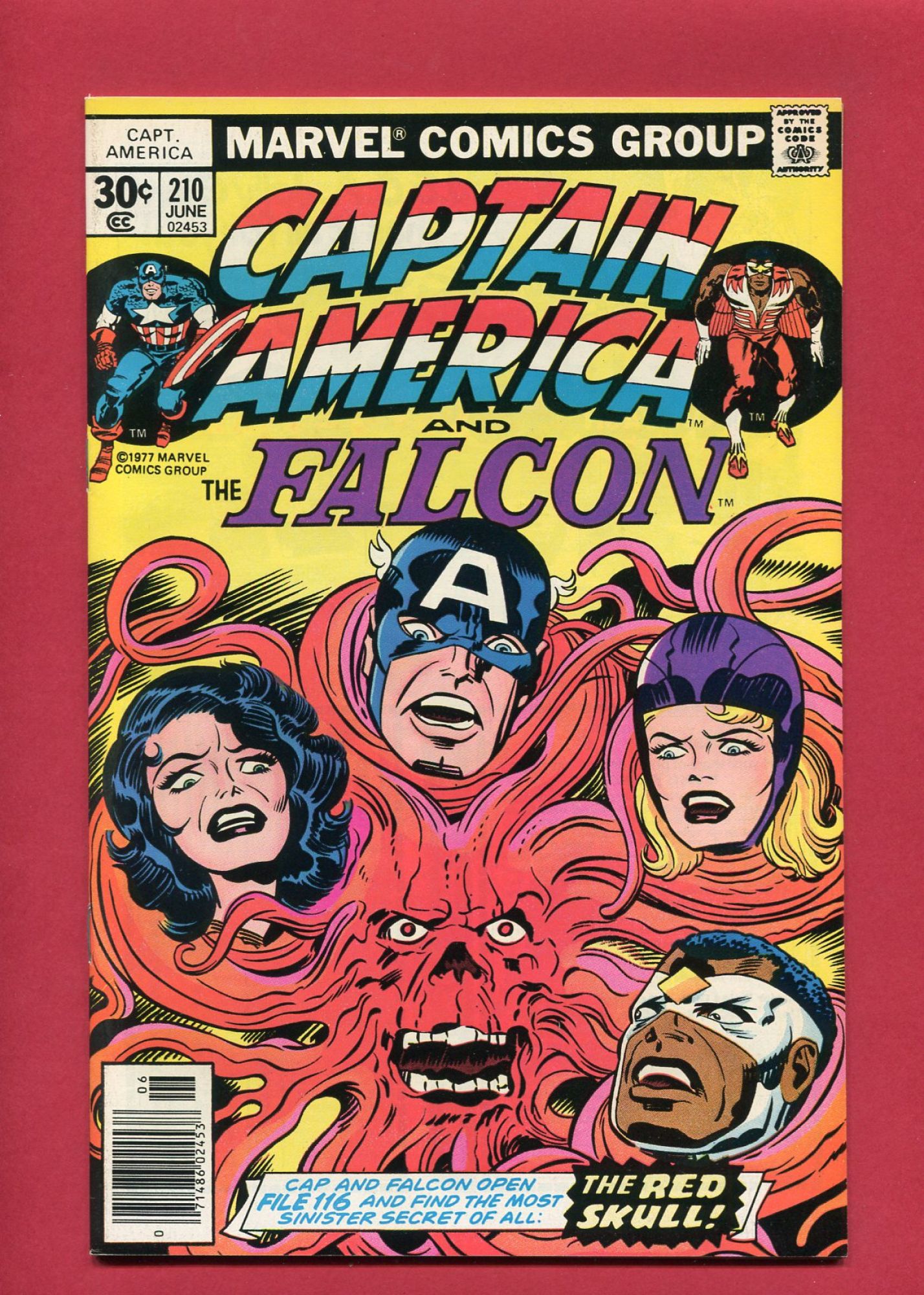 Captain America #210, Jun 1977, 9.2 NM-
