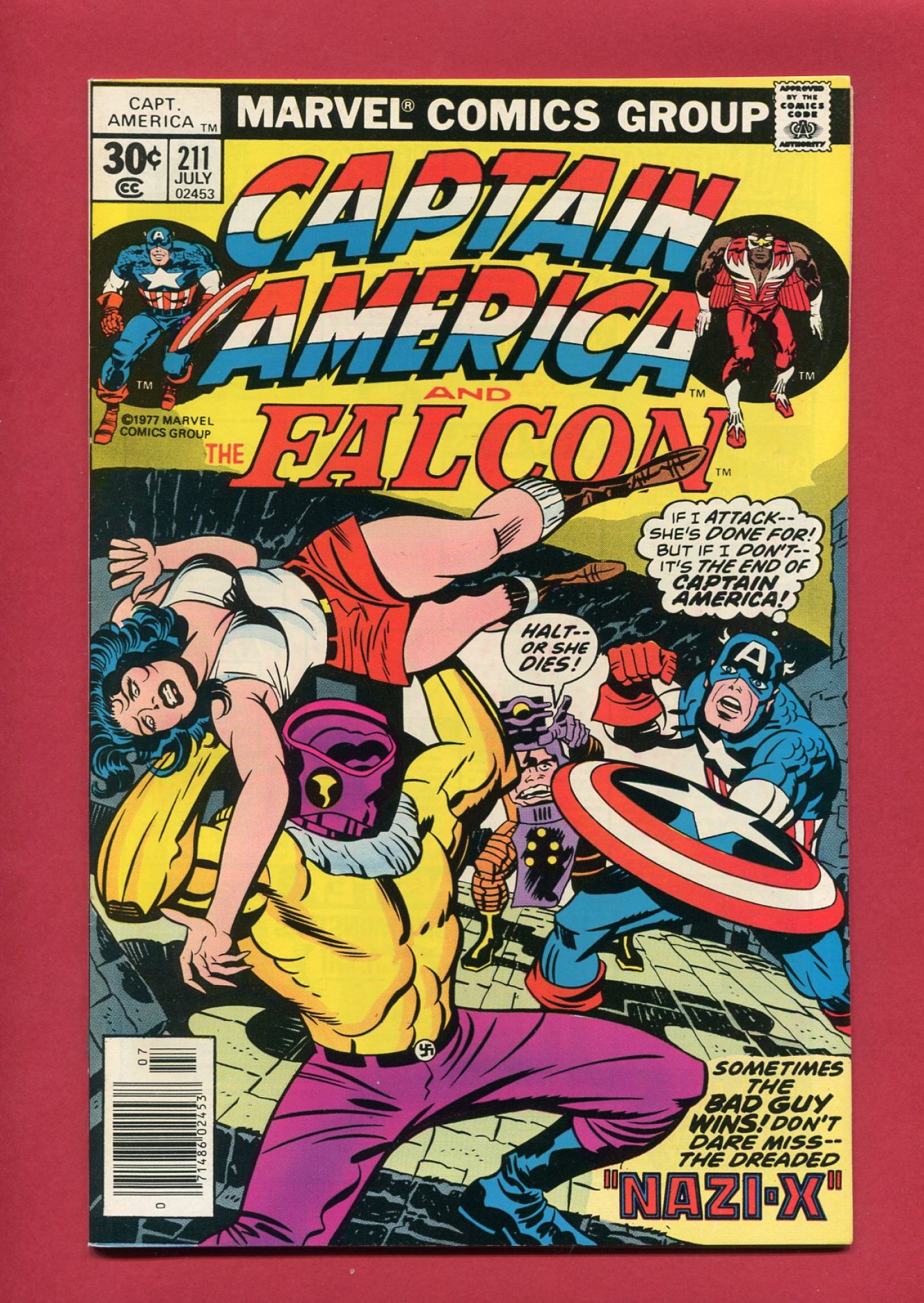 Captain America #211, Jul 1977, 8.5 VF+