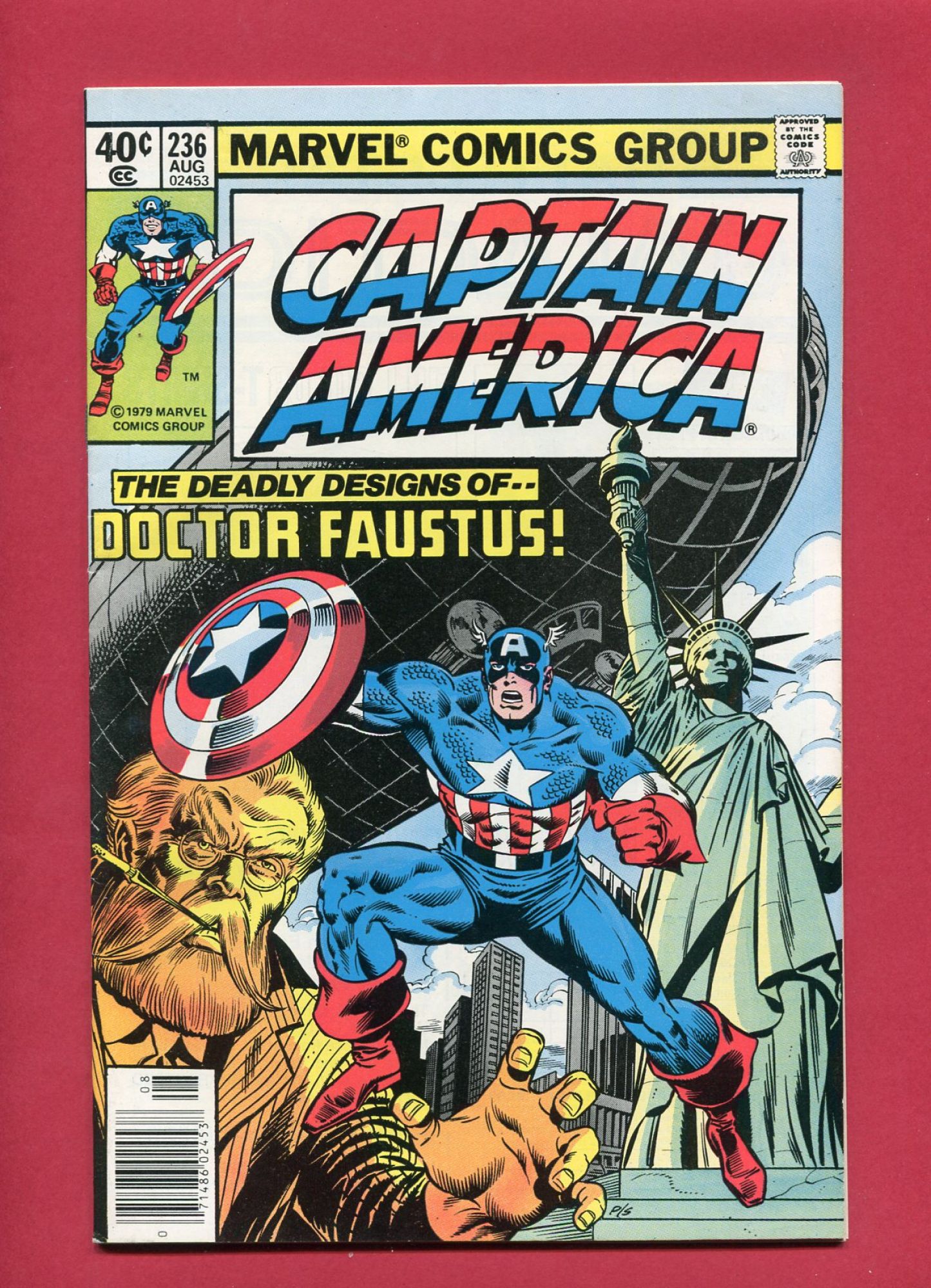 Captain America #236, Aug 1979, 7.5 VF-