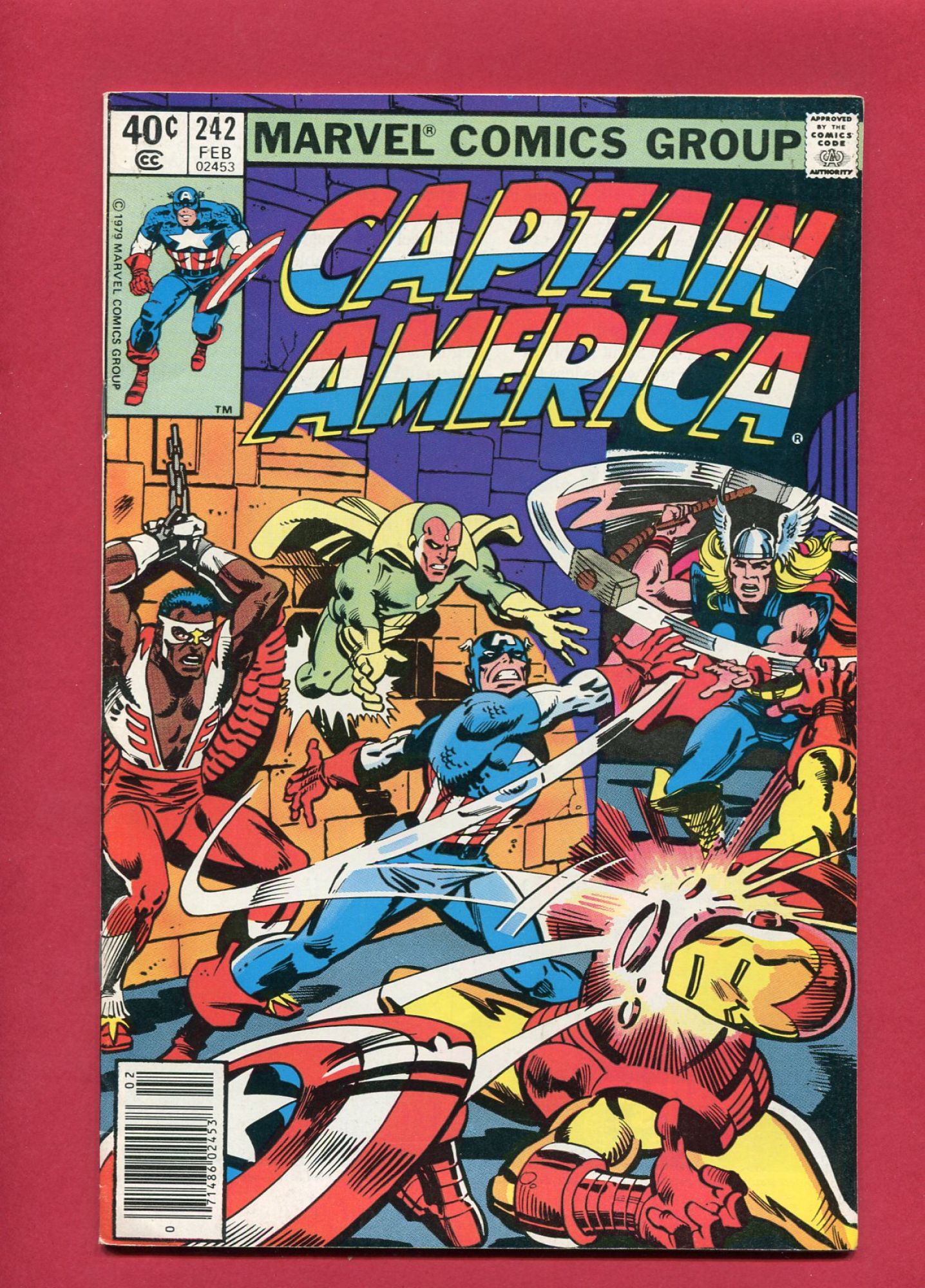 Captain America #242, Feb 1980, 8.5 VF+