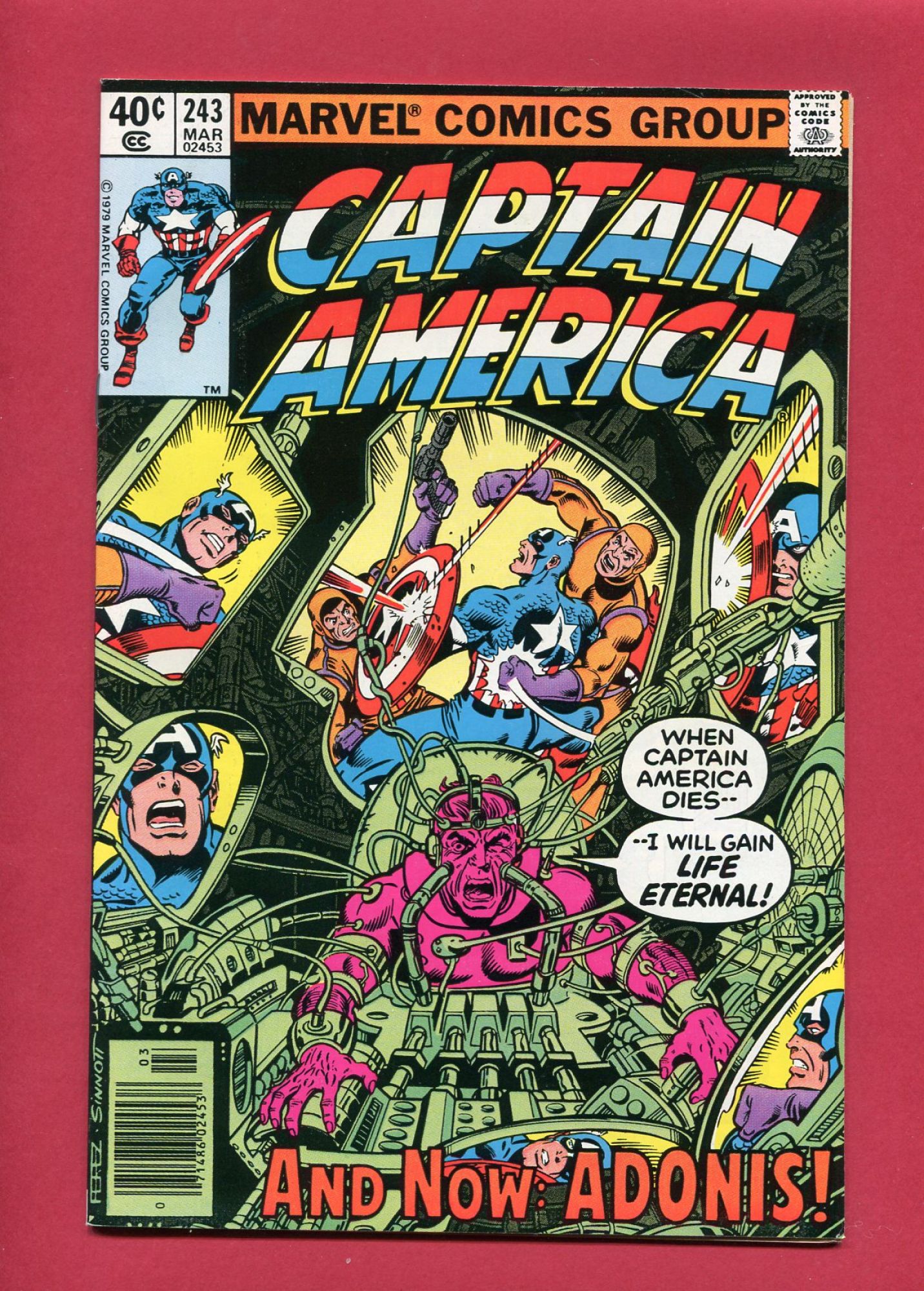 Captain America #243, Mar 1980, 8.5 VF+