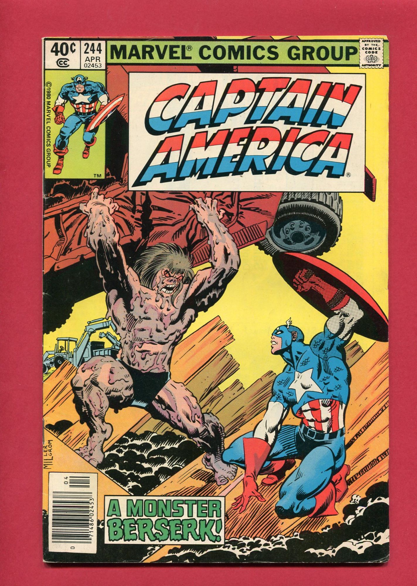 Captain America #244, Apr 1980, 6.0 FN