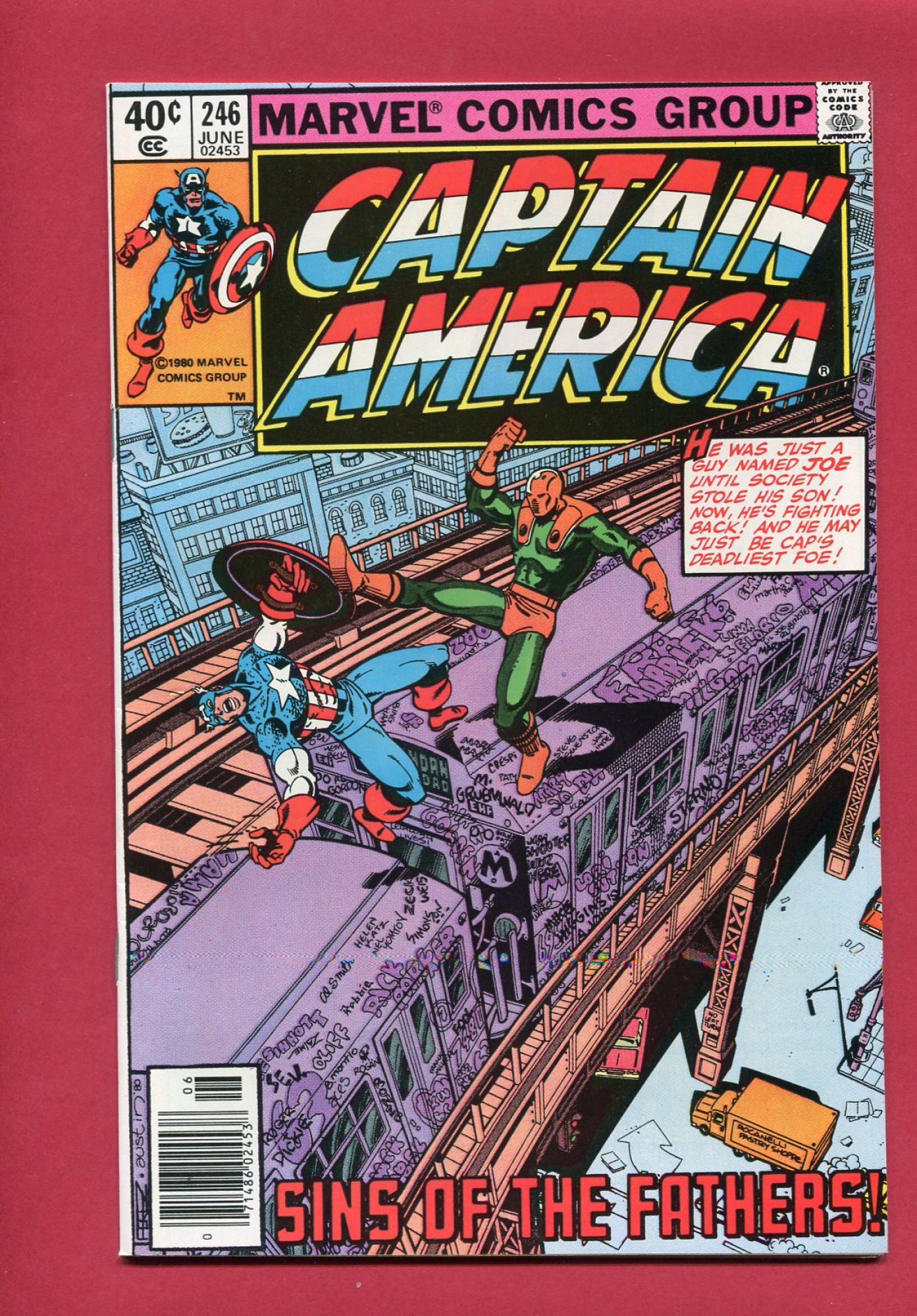 Captain America #246, Jun 1980, 9.2 NM-