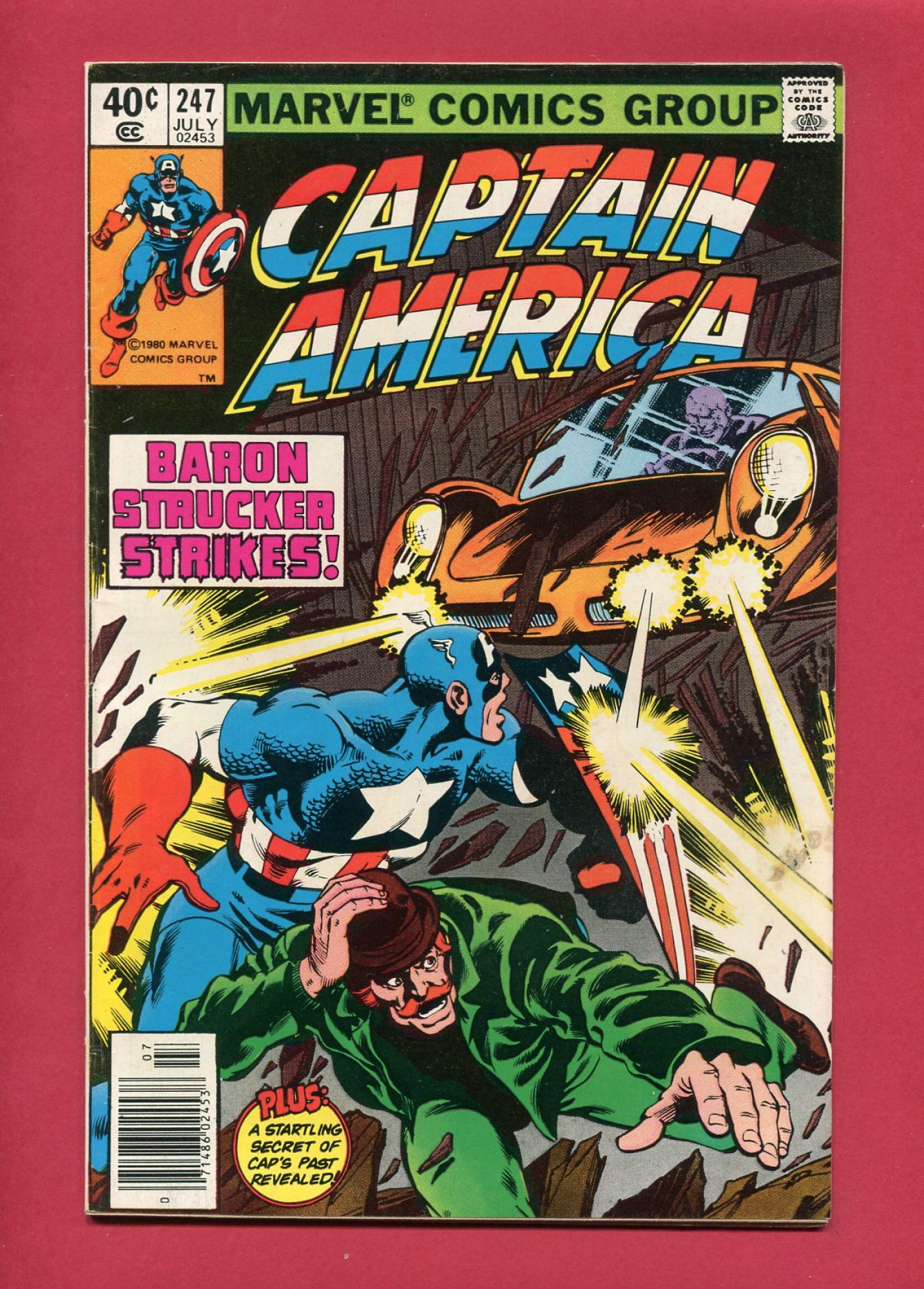 Captain America #247, Jul 1980, 7.0 FN/VF