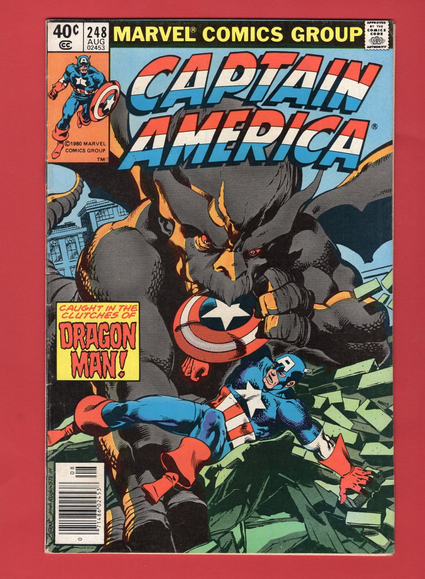 Captain America #248, Aug 1980, 6.5 FN+