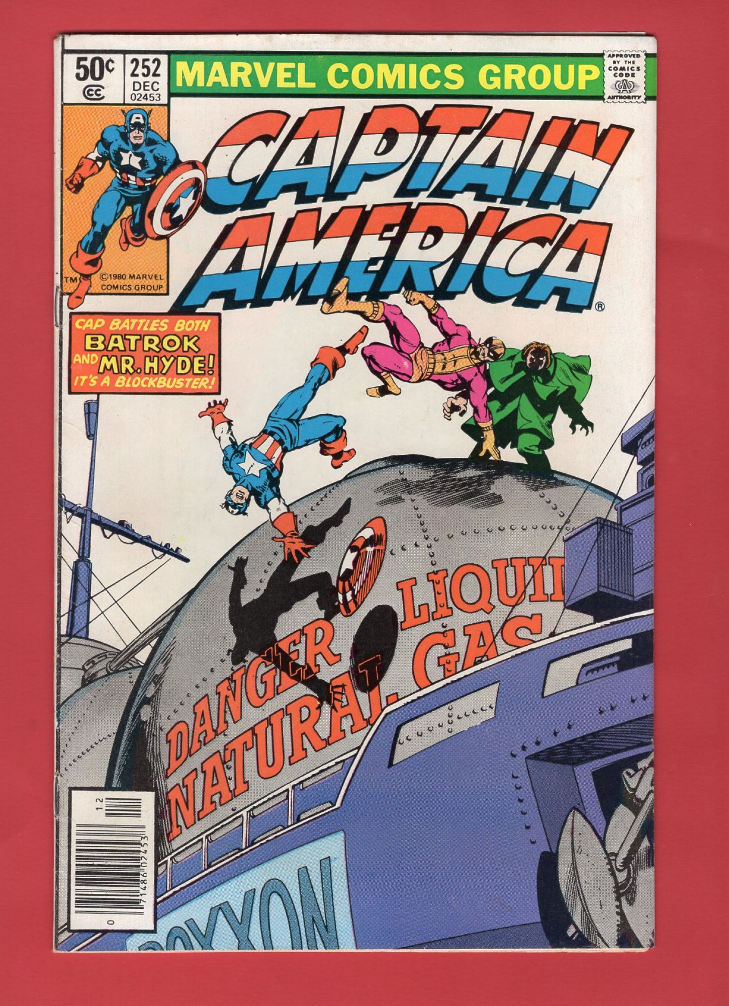 Captain America #252, Dec 1980, 6.0 FN