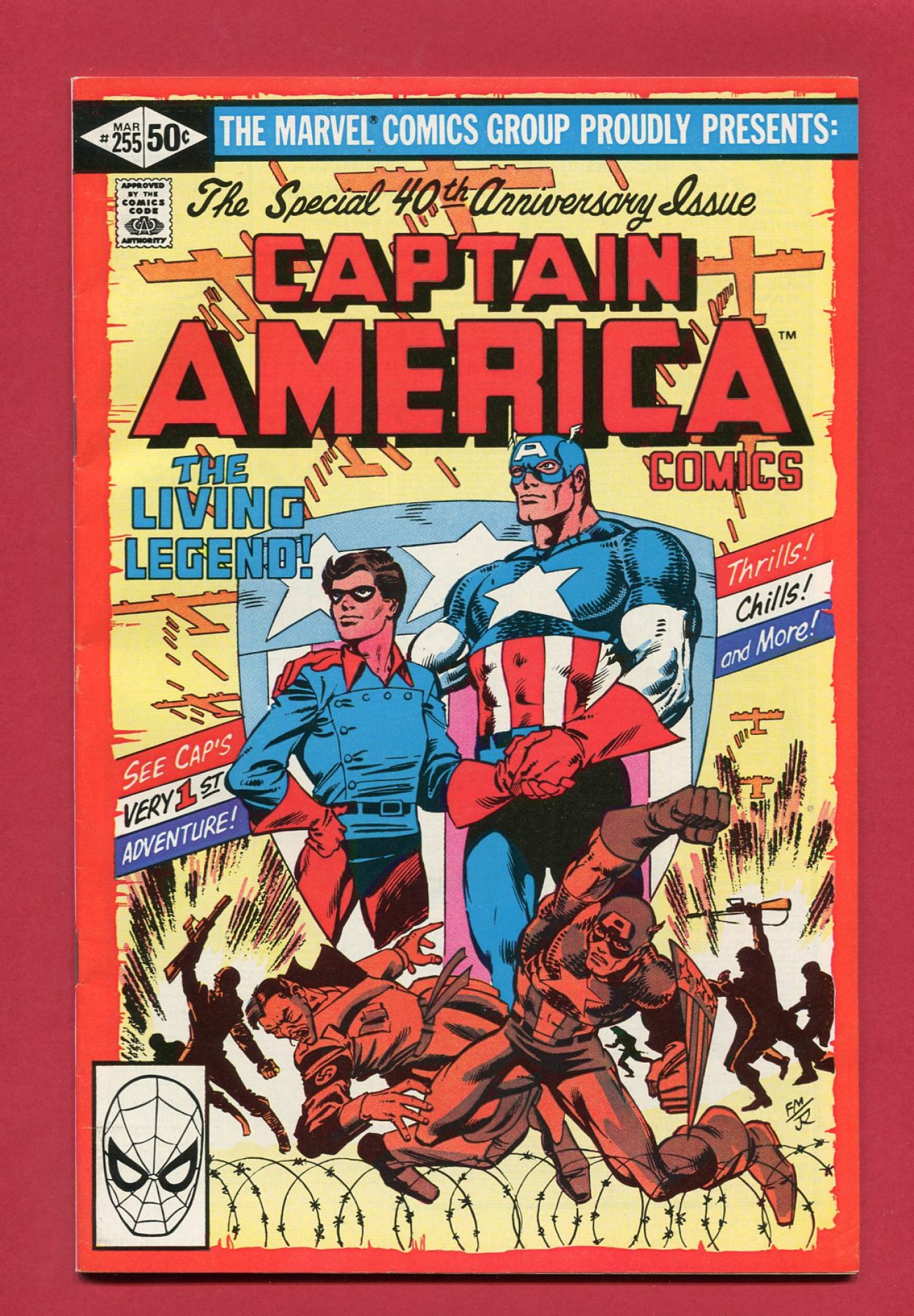 Captain America #255, Mar 1981, 8.0 VF