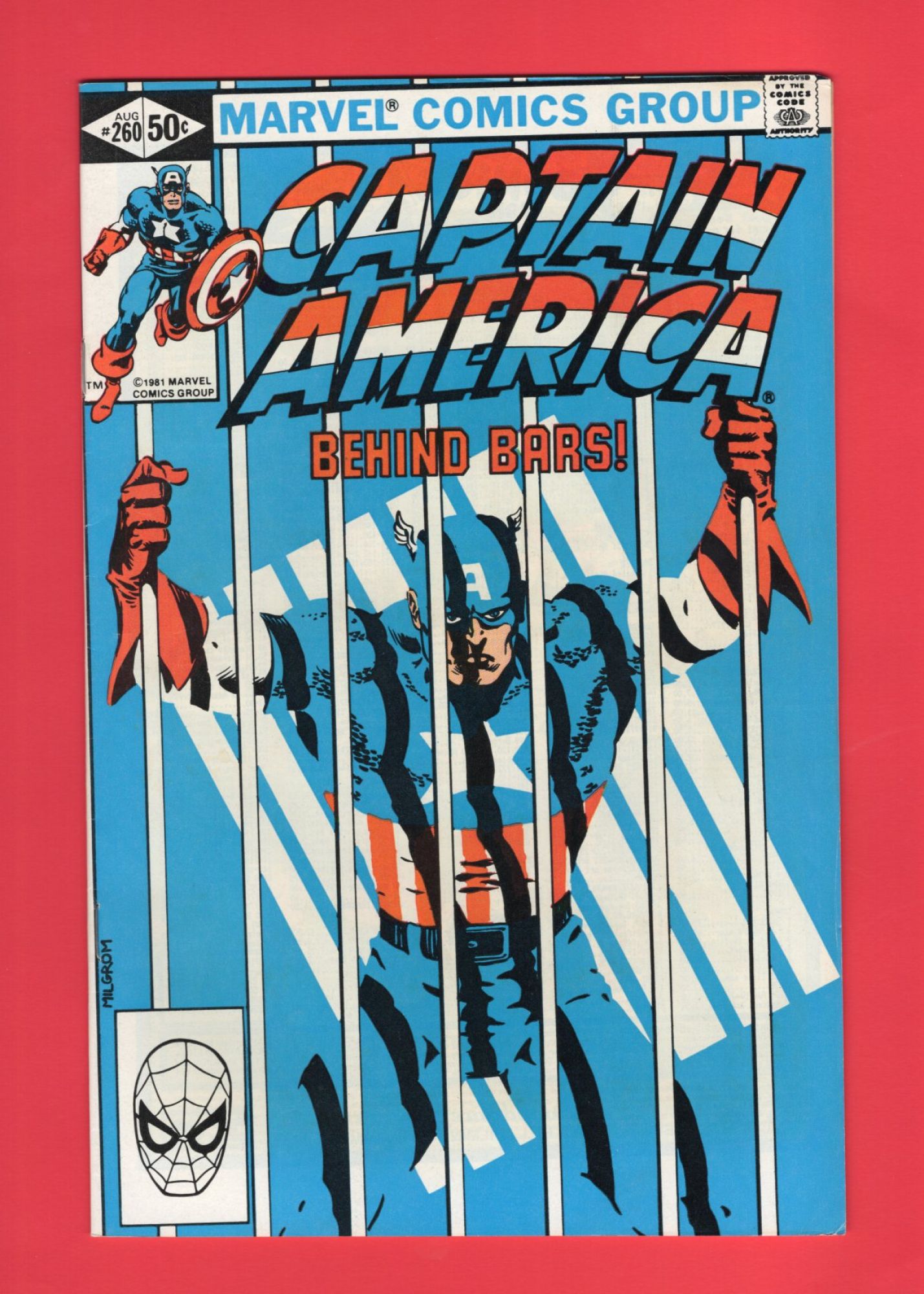 Captain America #260, Aug 1981, 8.0 VF