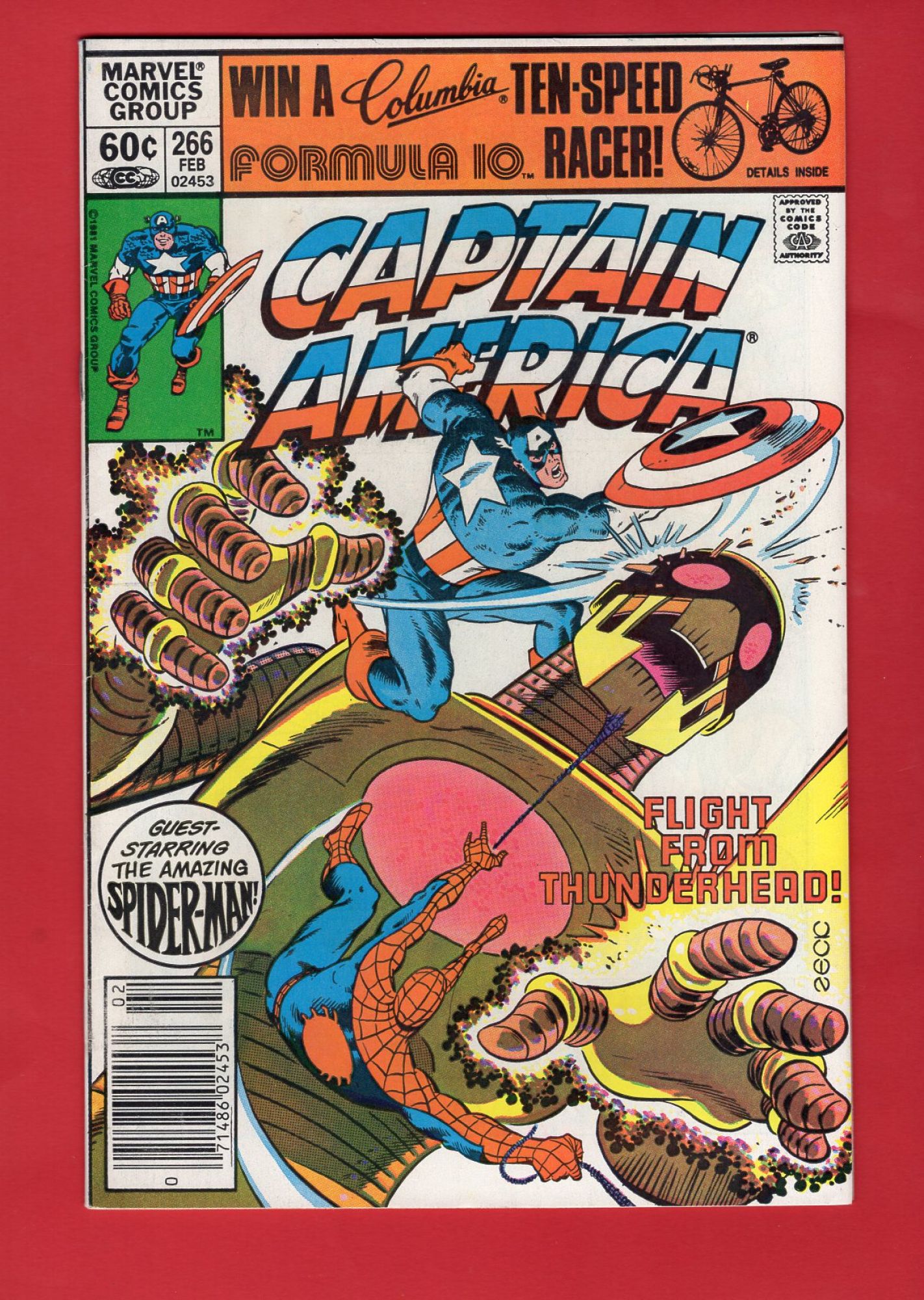 Captain America #266, Feb 1982, 8.5 VF+