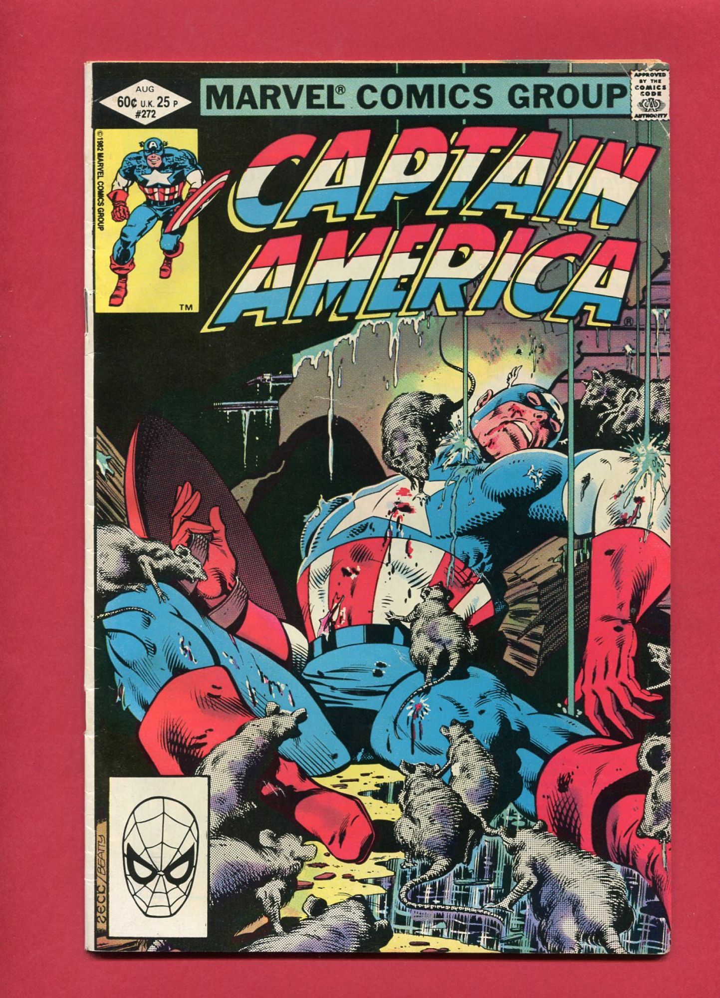 Captain America #272, Aug 1982, 6.0 FN
