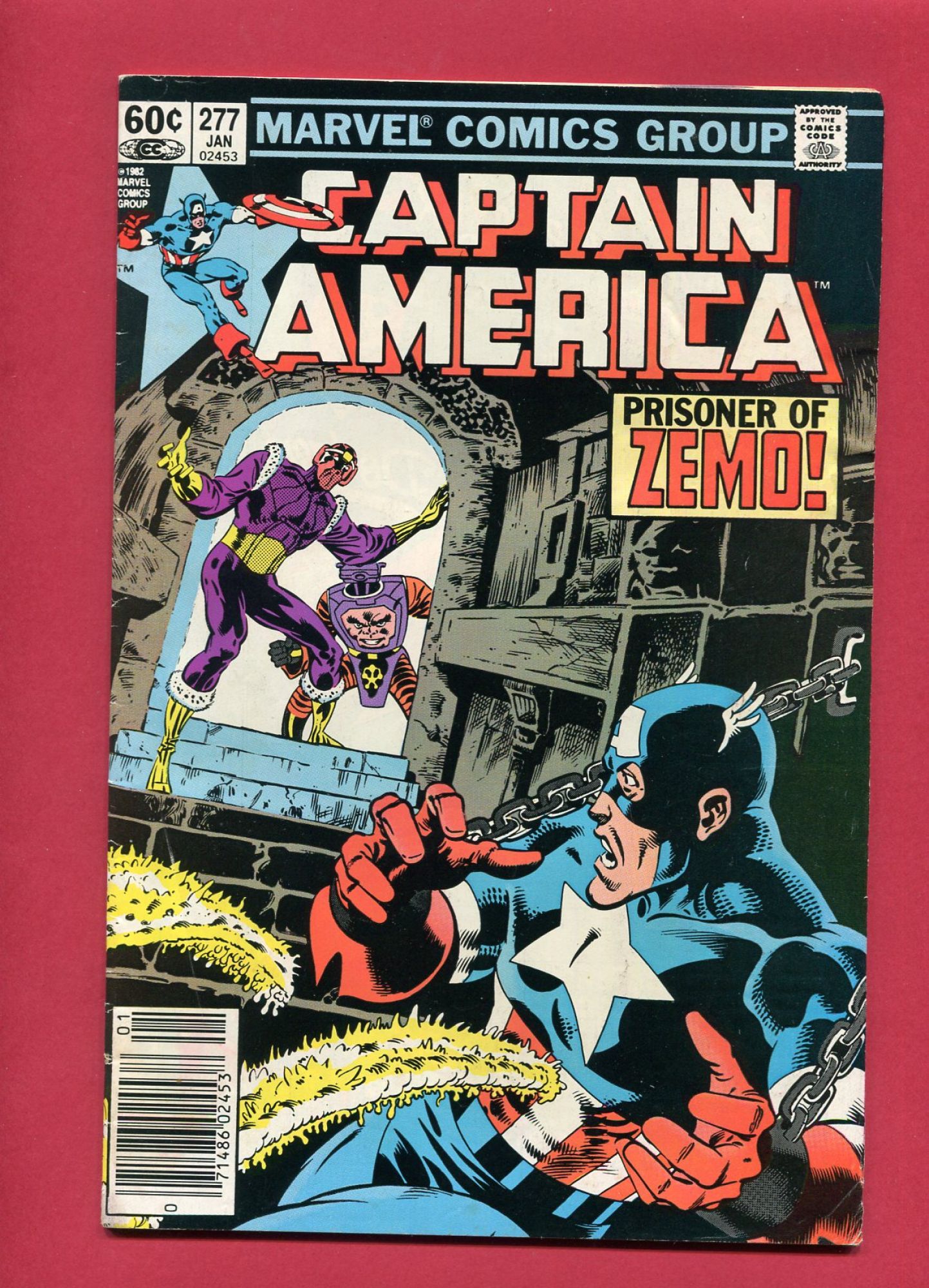 Captain America #277, Jan 1983, 6.0 FN