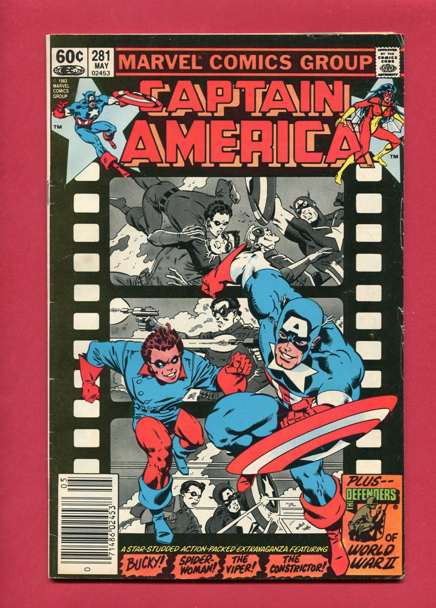 Captain America #281, May 1983, 6.0 FN